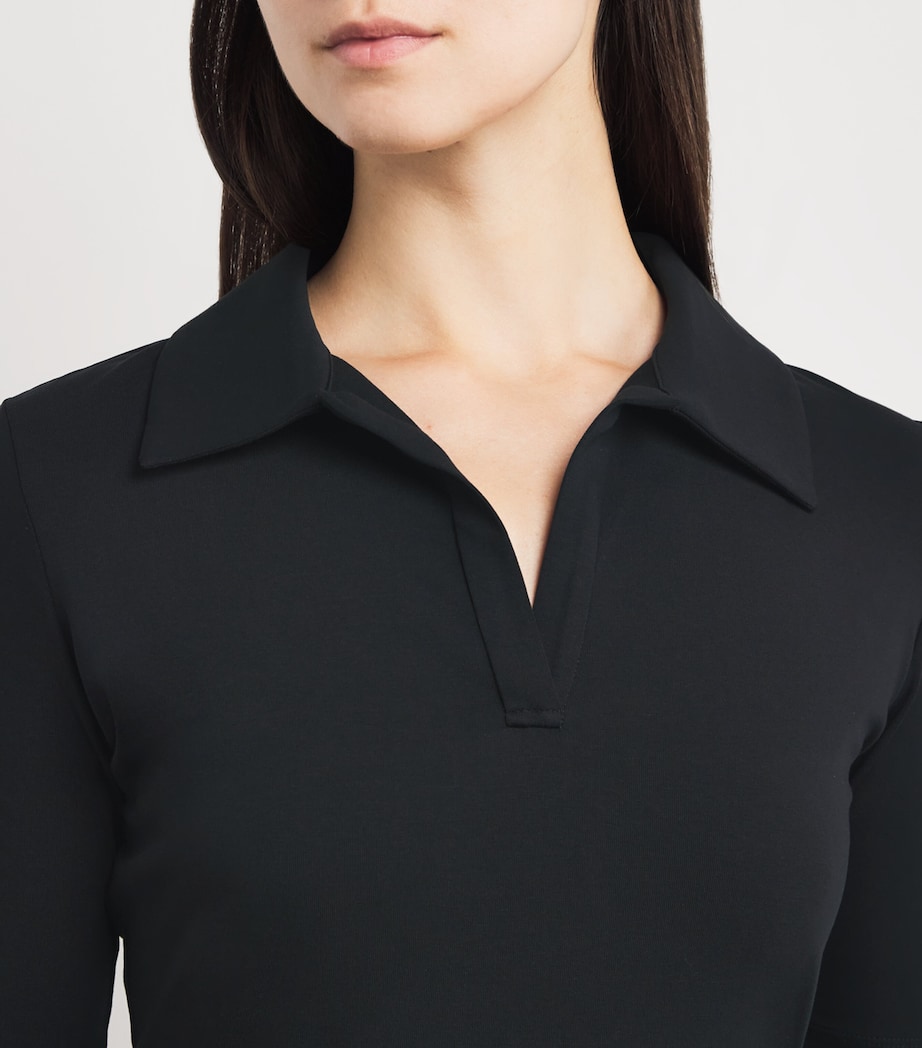 Printed-Detail Midi Dress ECRU PRINT-TIE Image 4