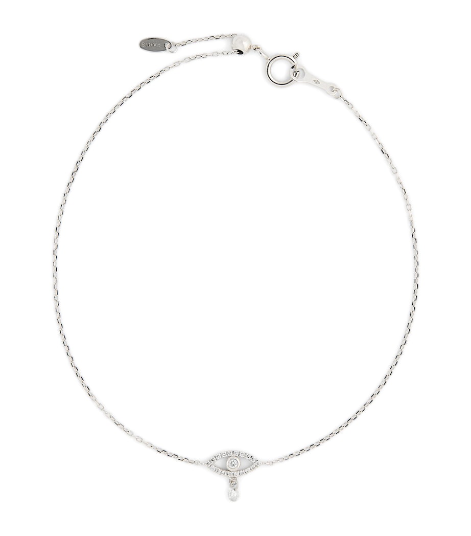 Persée White Gold and Diamond Symbols Eye Bracelet White Gold Image 1
