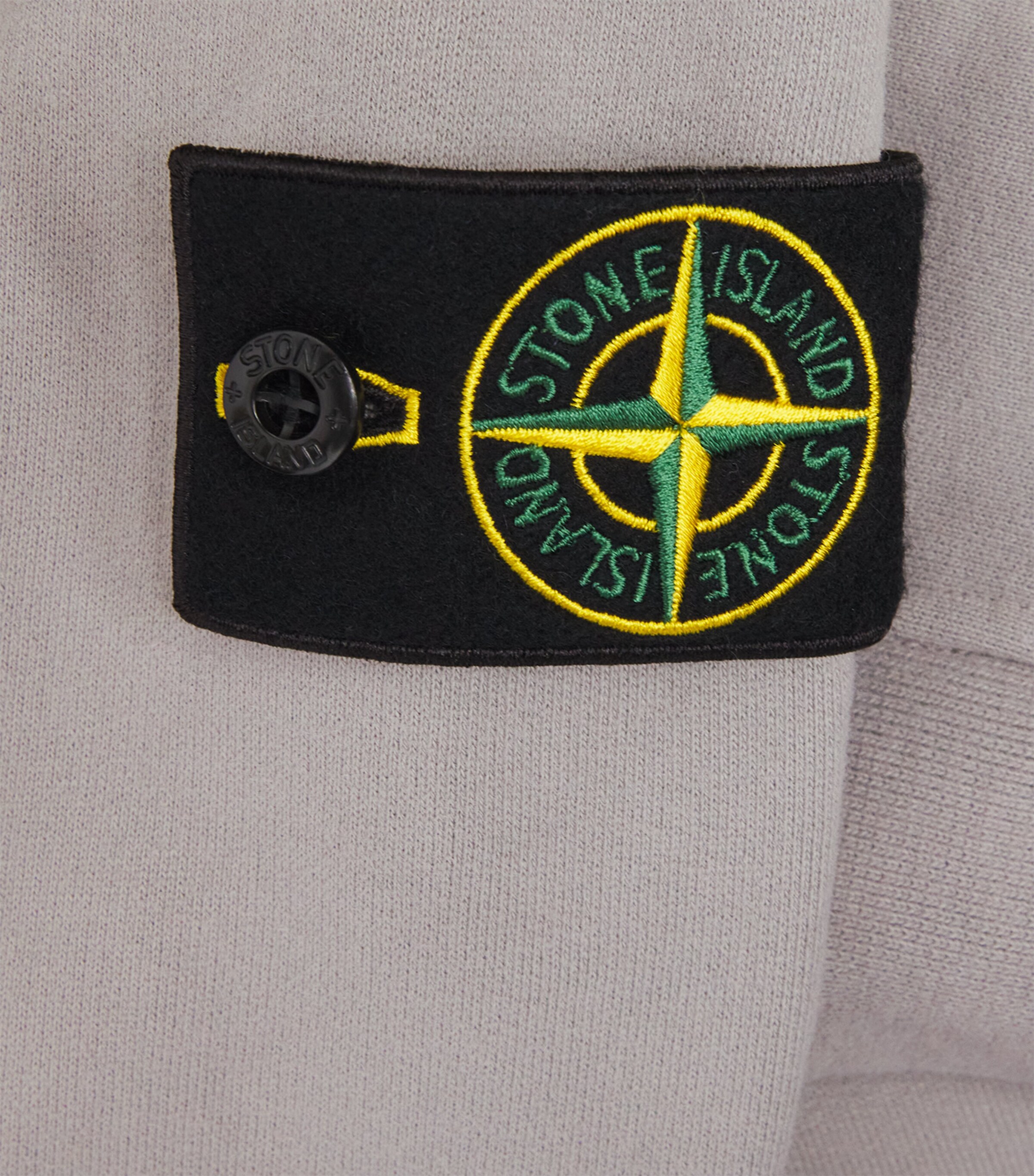 Stone Island Mens Organic Cotton Compass Hoodie Image 6