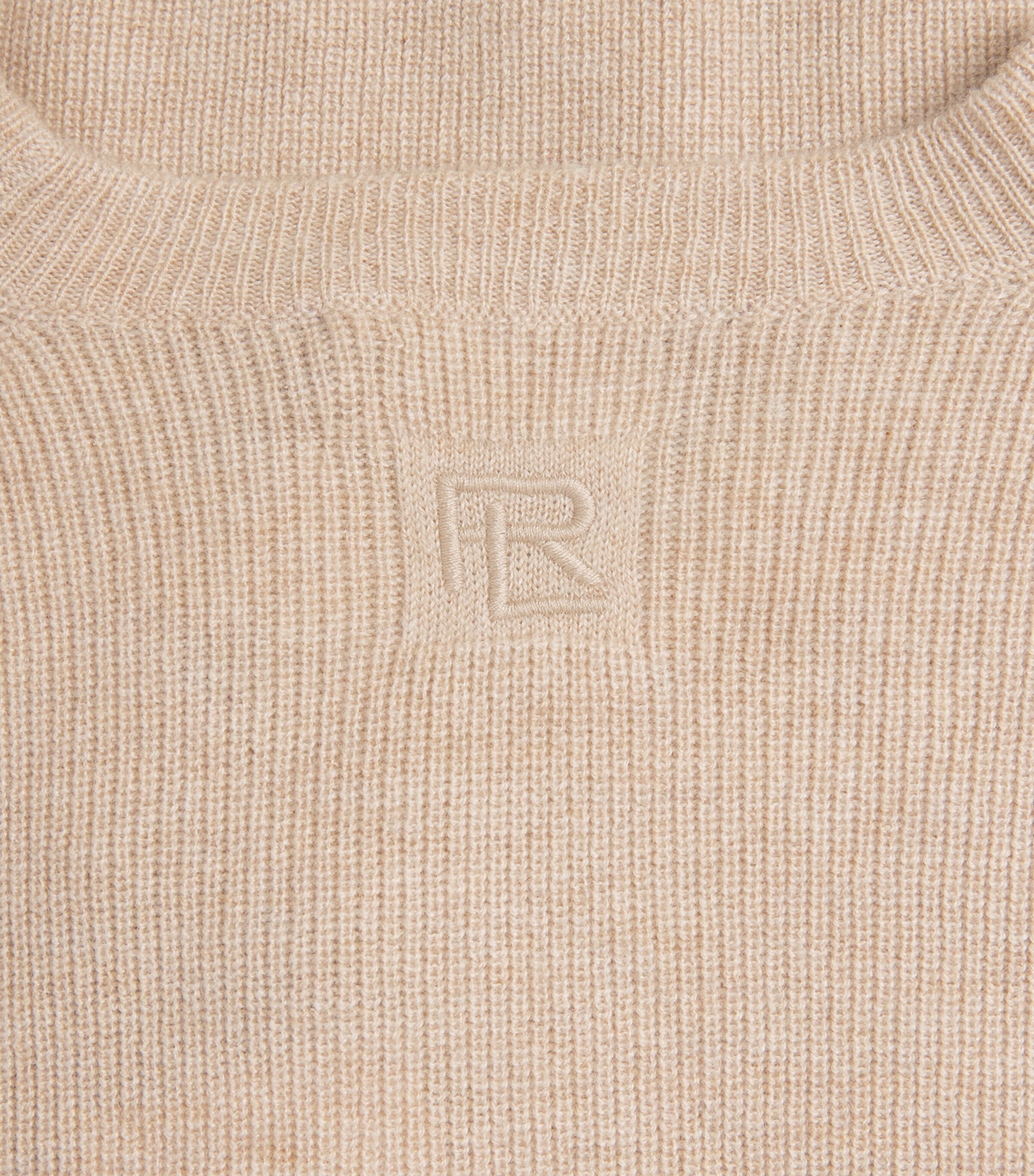 Ralph Lauren Purple Label Mens Cashmere Crew-Neck Sweater Champagne Melange Image 6