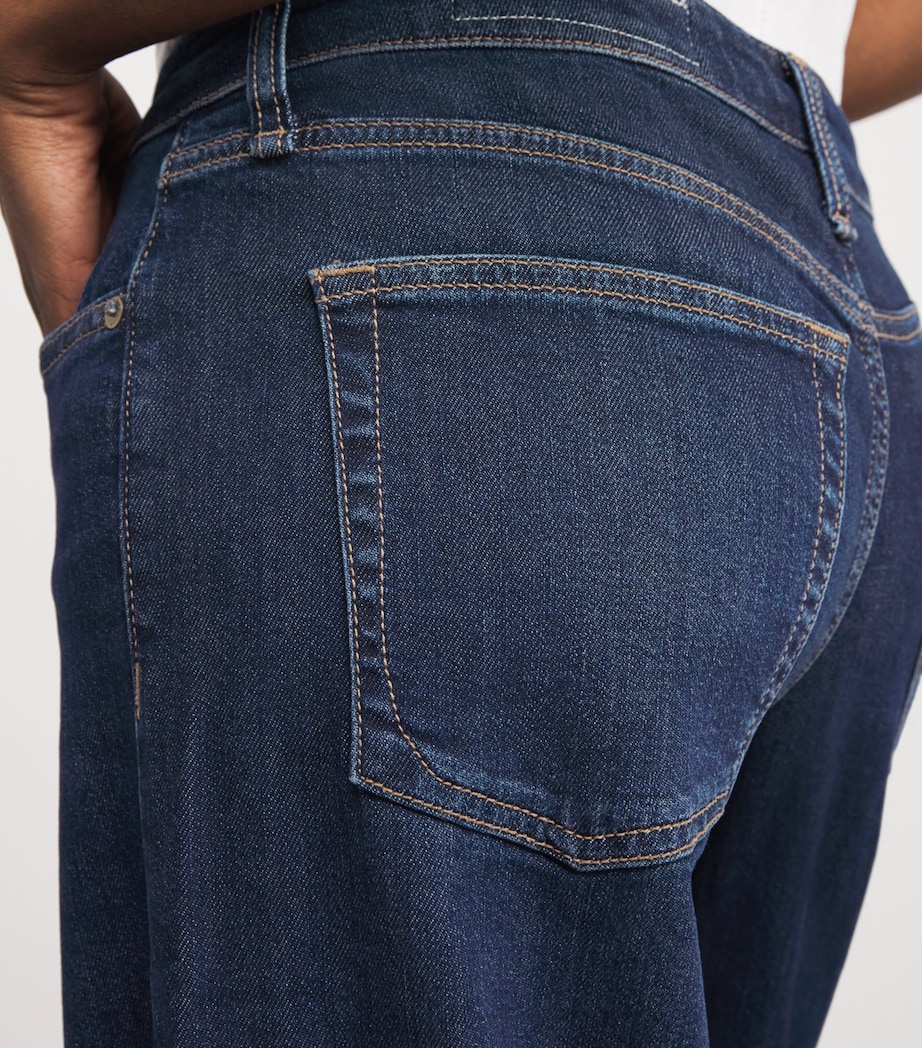 Aiden Low-Rise Wide-Leg Jeans RHNBK Image 6