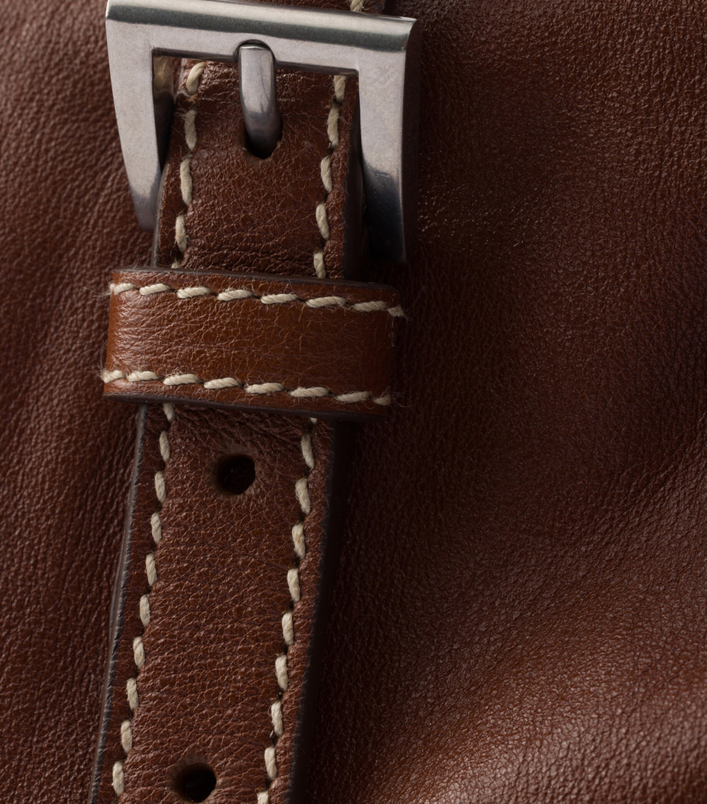 Prada Small Leather Bonnie Top-Handle Bag Brown Image 6