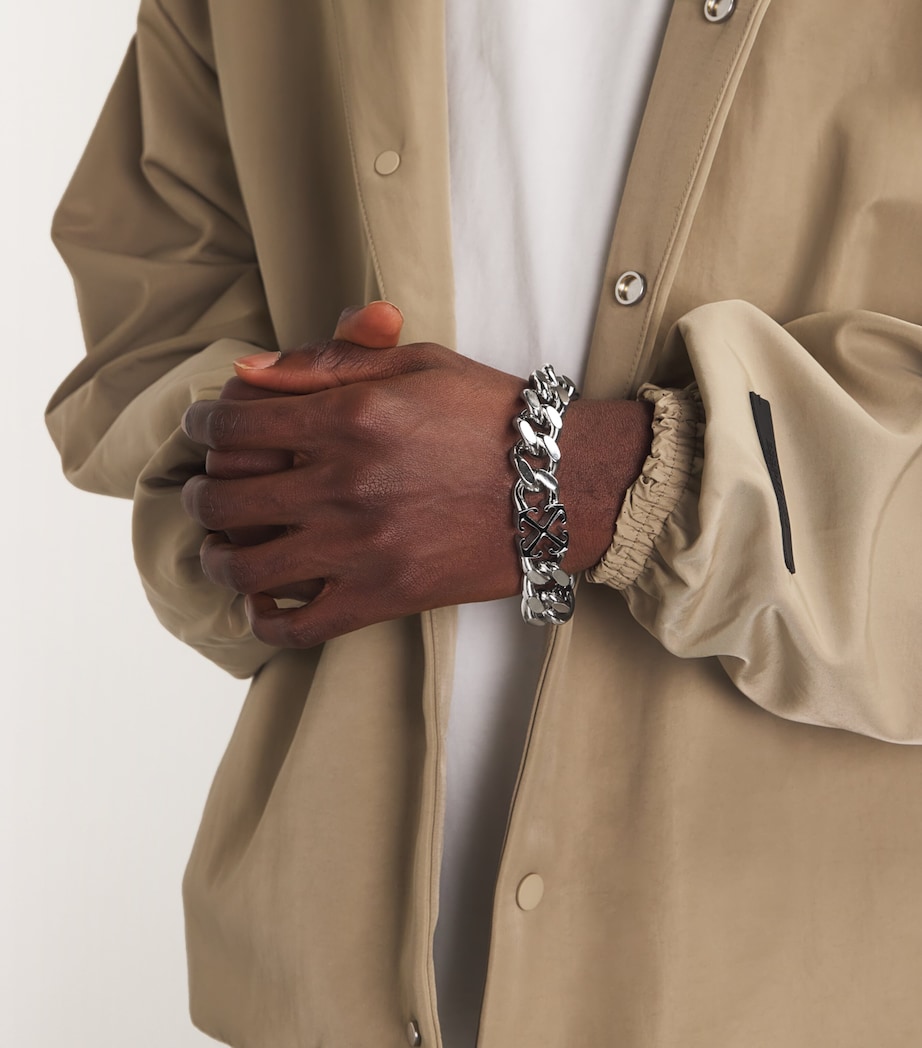 Enamel Arrow Bracelet SILVER - BLACK Image 2