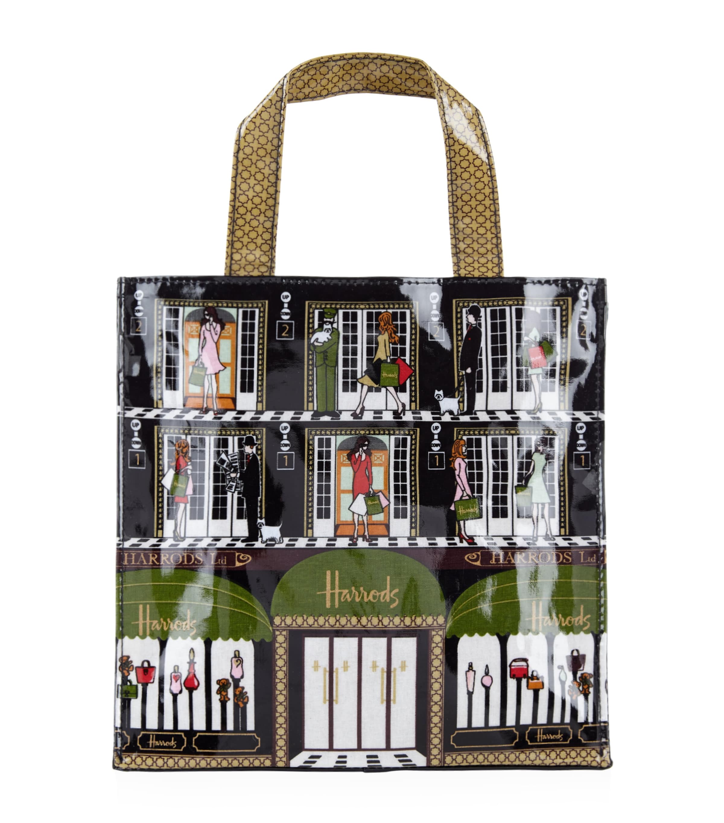 Harrods Small  Elevators Shopper Bag