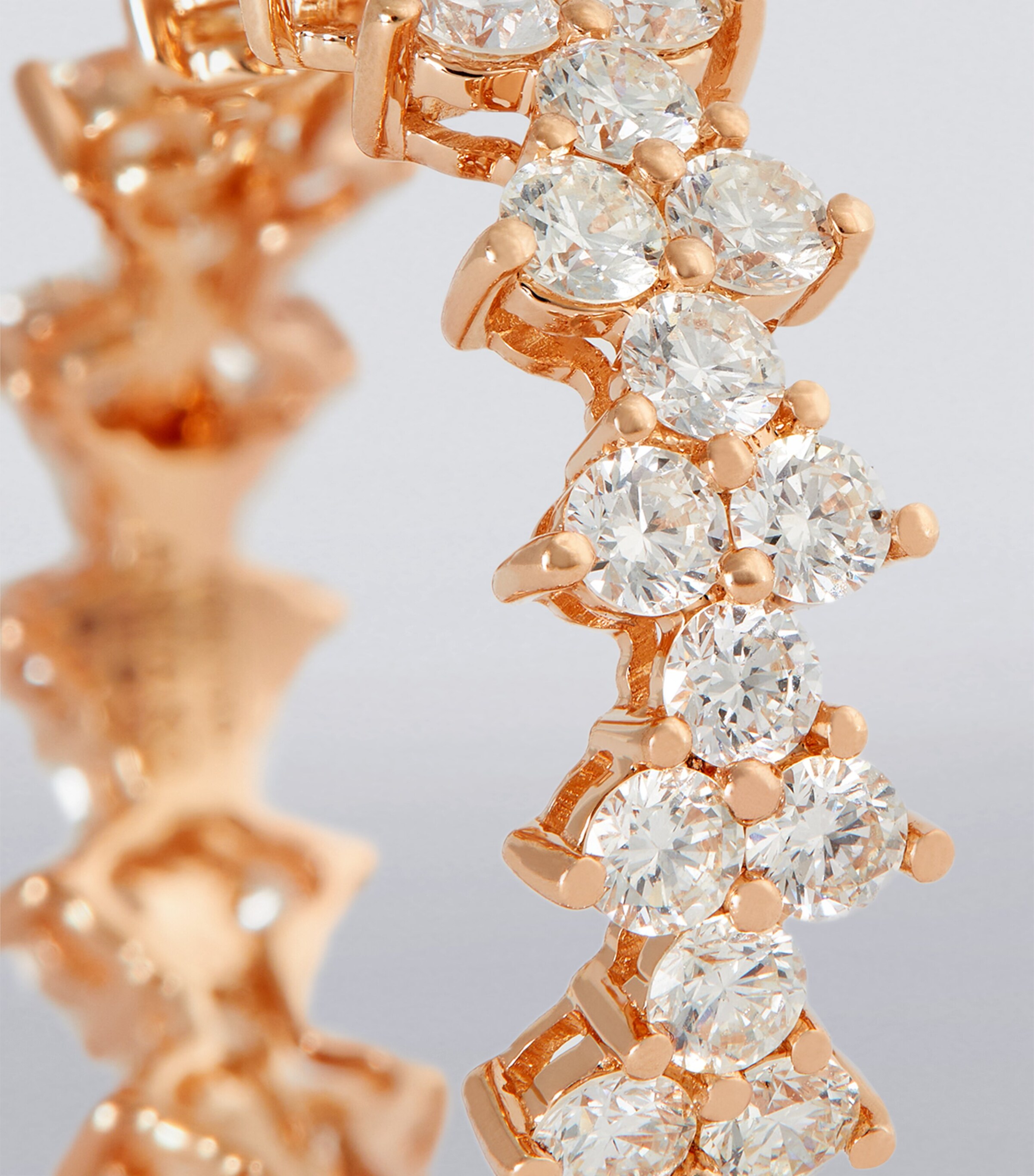 Anita Ko Rose Gold and Diamond Triangle Eternity Ring Rose Gold Image 6