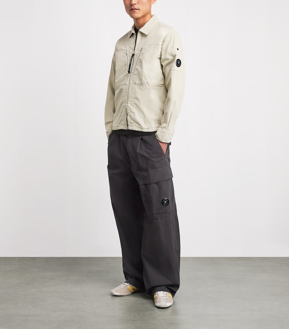 C.P. Company Mens Micro-Reps Lens Cargo Trousers Image 2