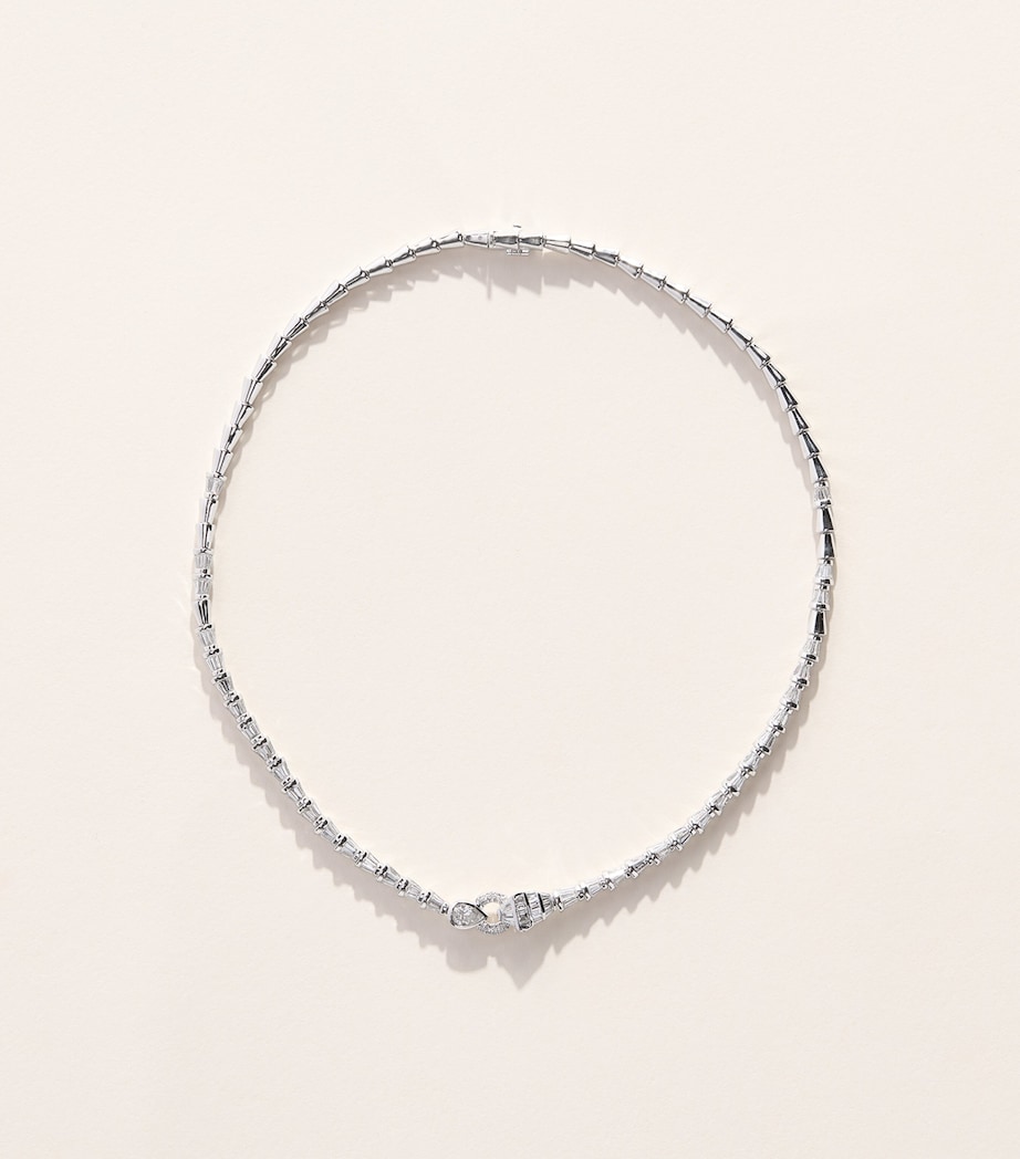 SHAY White Gold and Diamond Serpentine Necklace White Gold Image 1