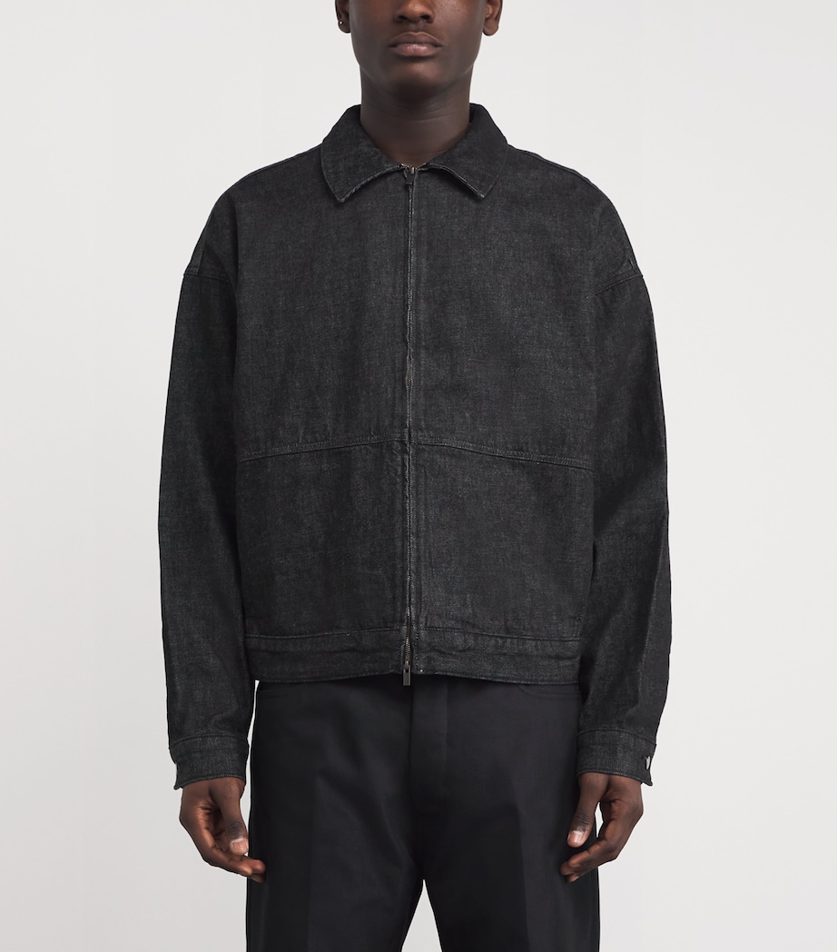 Trucker Denim Jacket VINTAGE BLACK Image 3