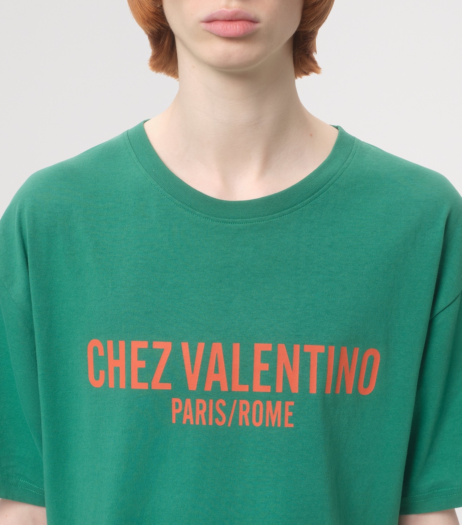 Cotton Chez Valentino T-Shirt BKG Image 6