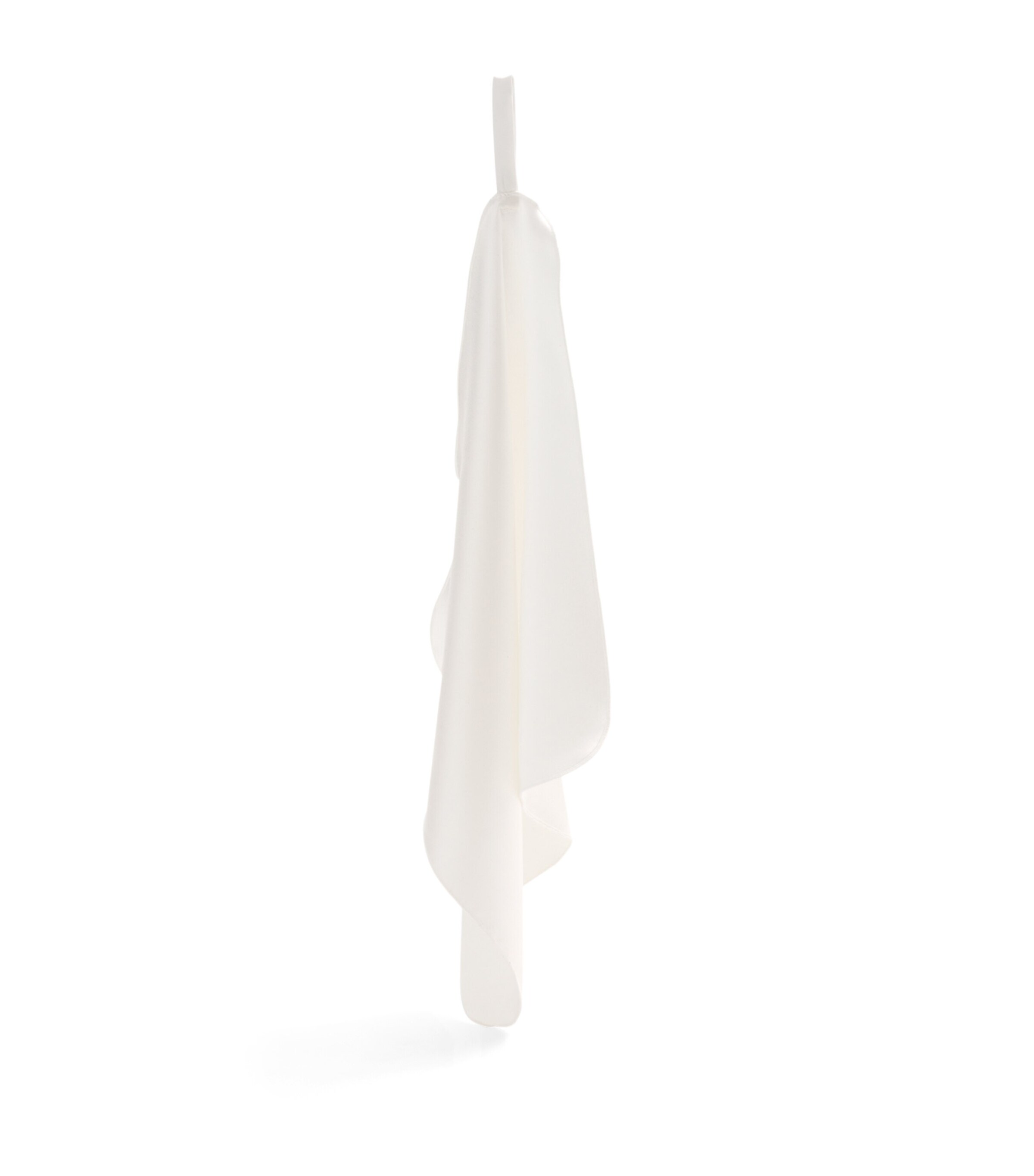 HYOUMANKIND Silk Face Cloth and Hair Tie Bundle White Image 5