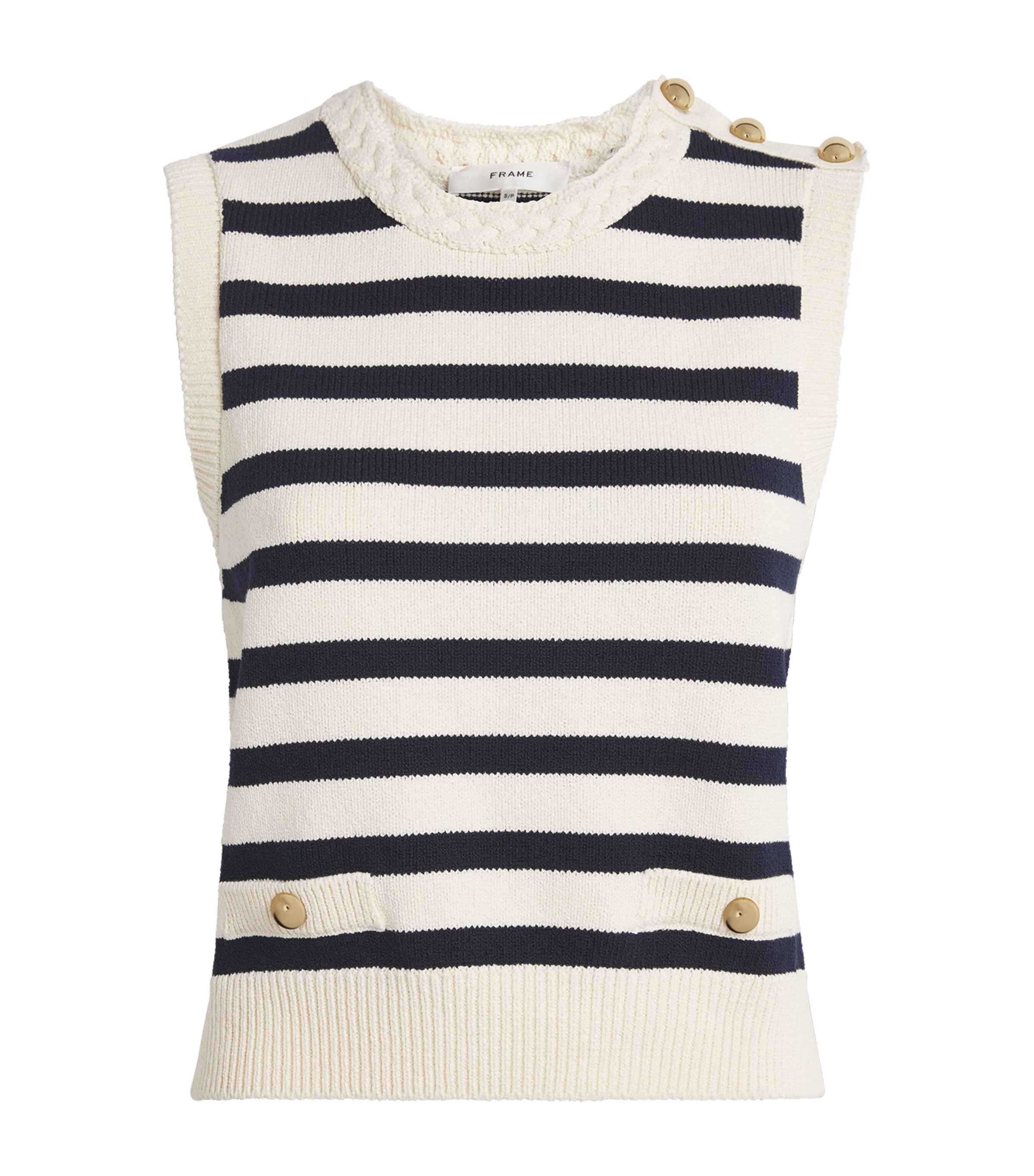 Frame Stripe The Harbor Vest Top