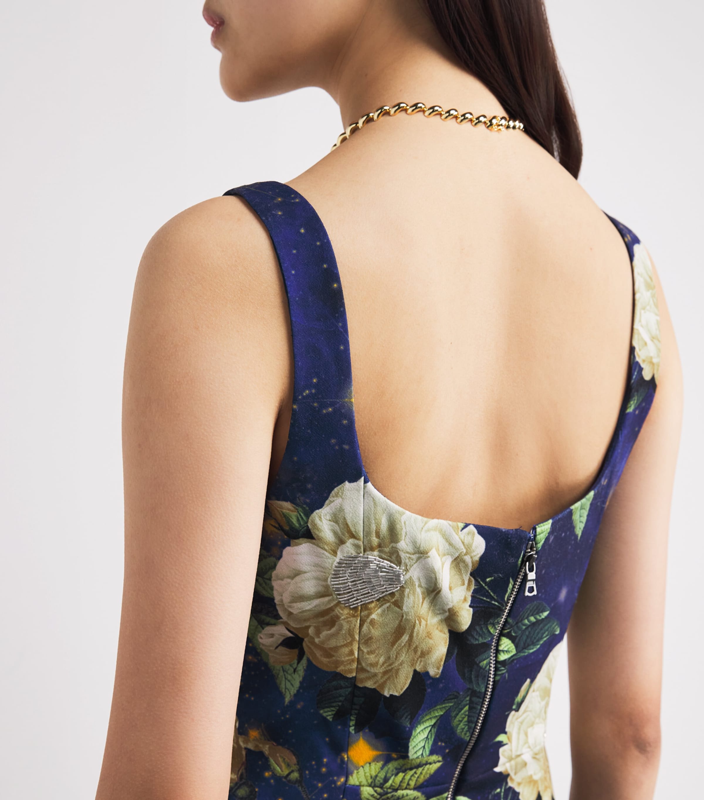 Floral Crystal-Embellished Eve Mini Dress E439 TWILIGHT EDEN Image 4