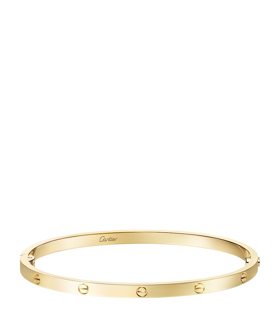 LOVE Small Yellow Gold Bracelet YELLOW GOLD Image 1