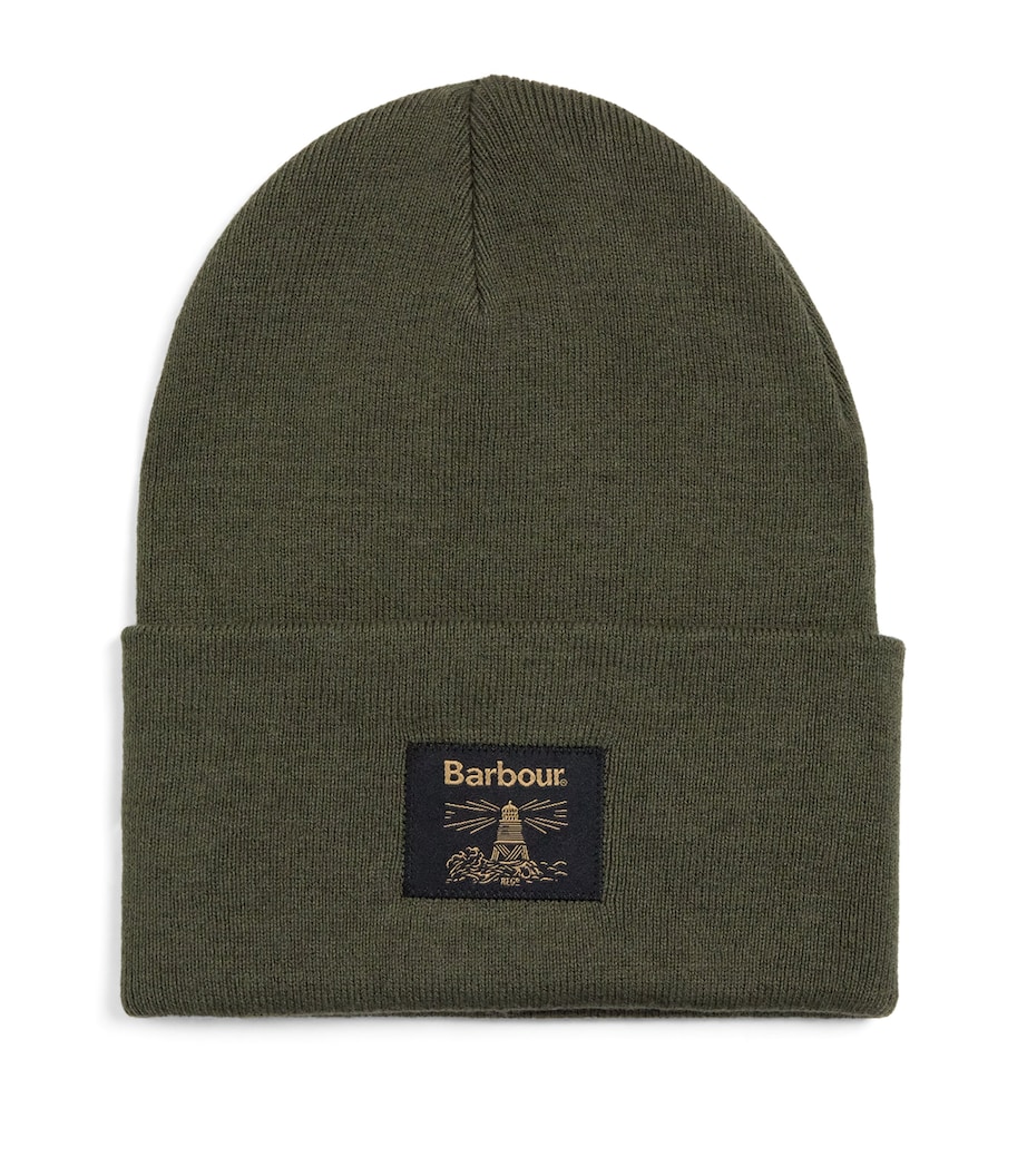Cotton-Blend Harton Beanie DEEP OLIVE Image 1