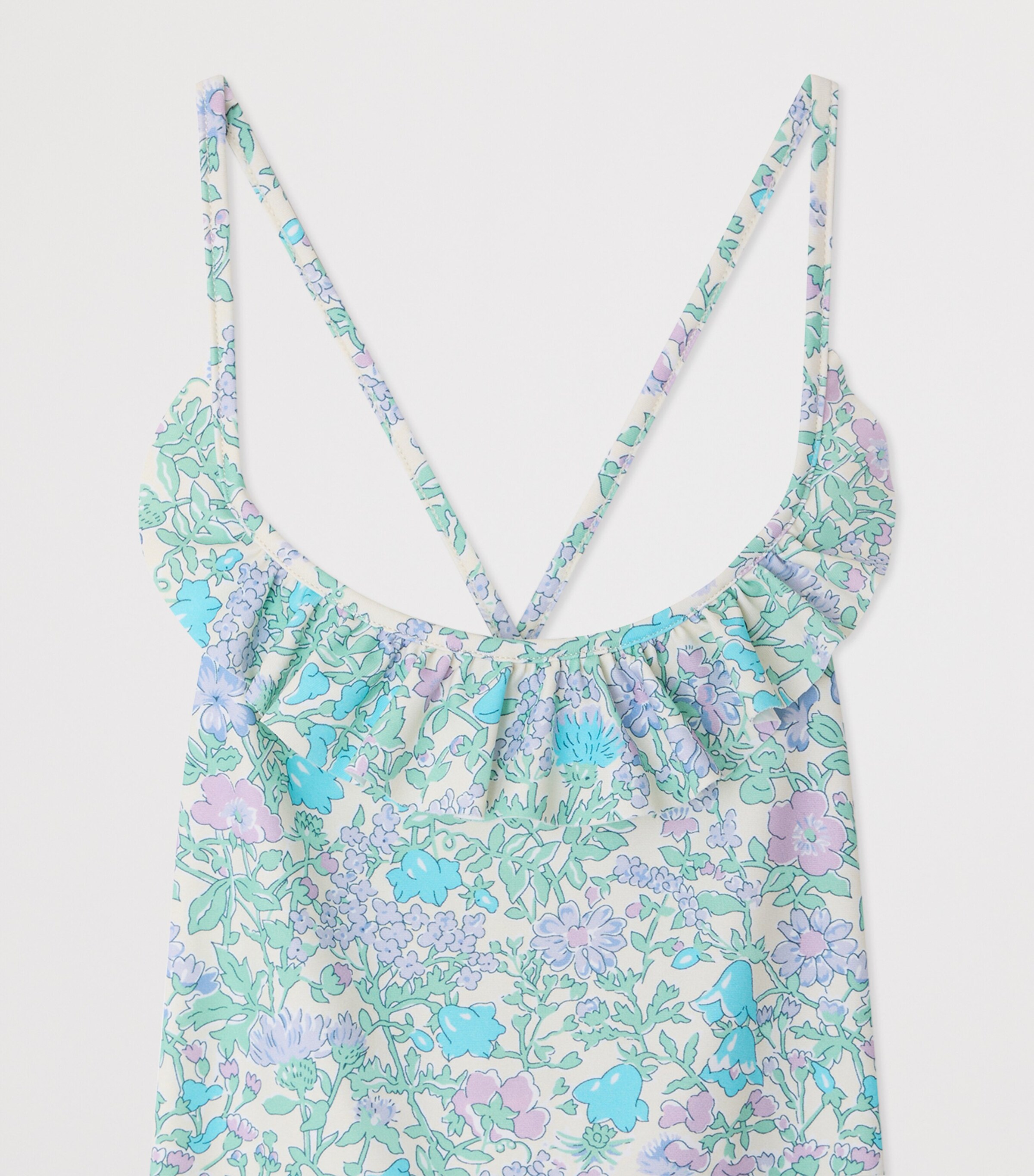 Floral Lacy Swimsuit (4-8 Years) PARME CLAIR Image 3