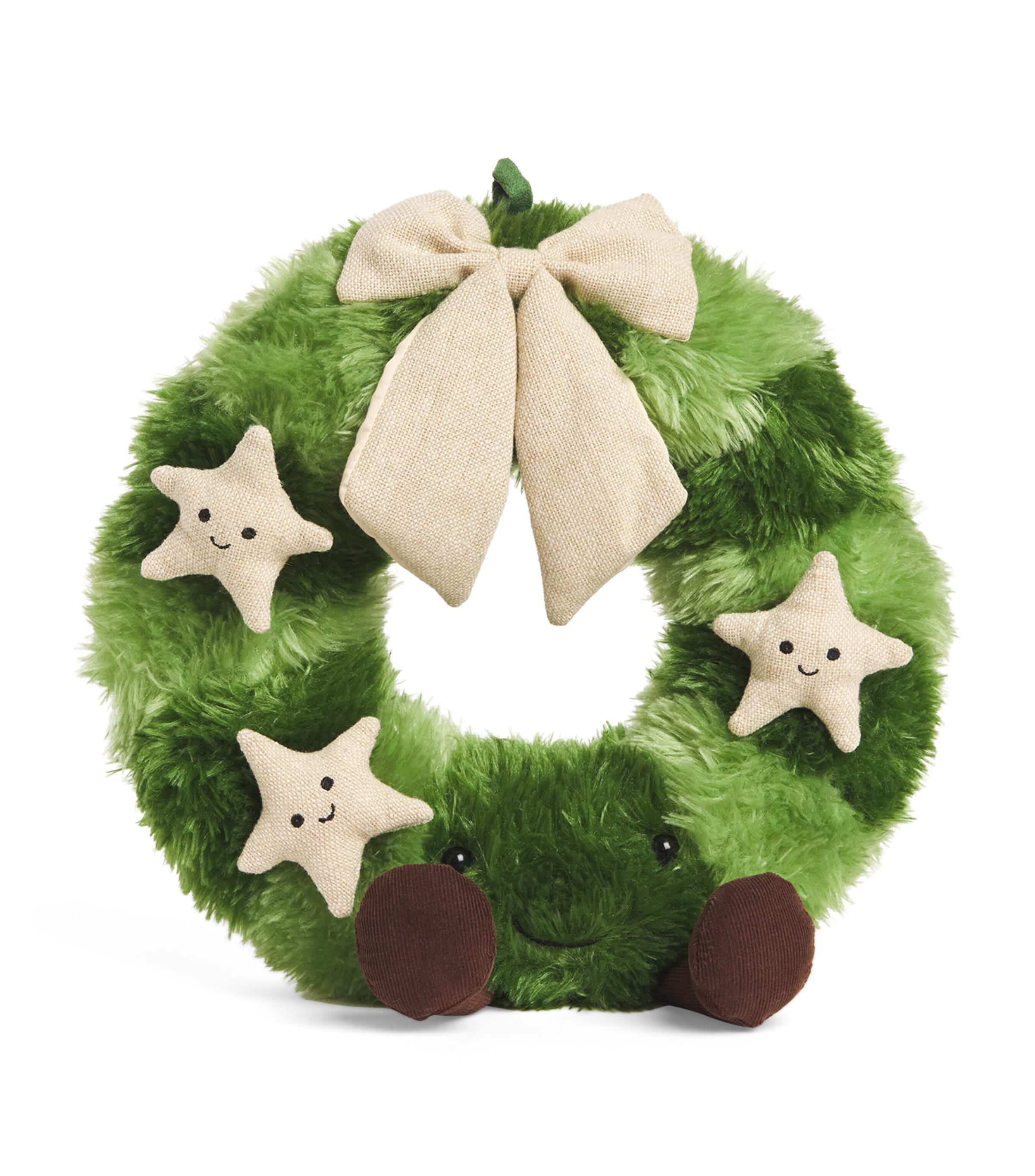 Jellycat Amuseables Nordic Spruce Wreath In Green