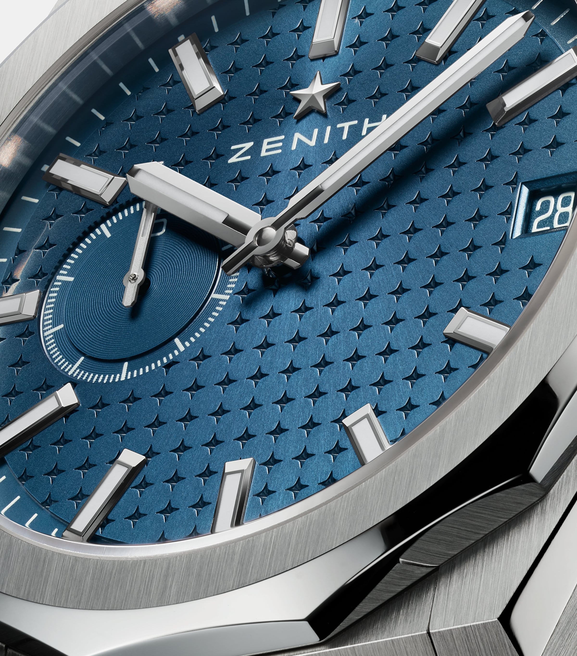 Stainless Steel Defy Skyline Watch 41mm BLUE Image 5