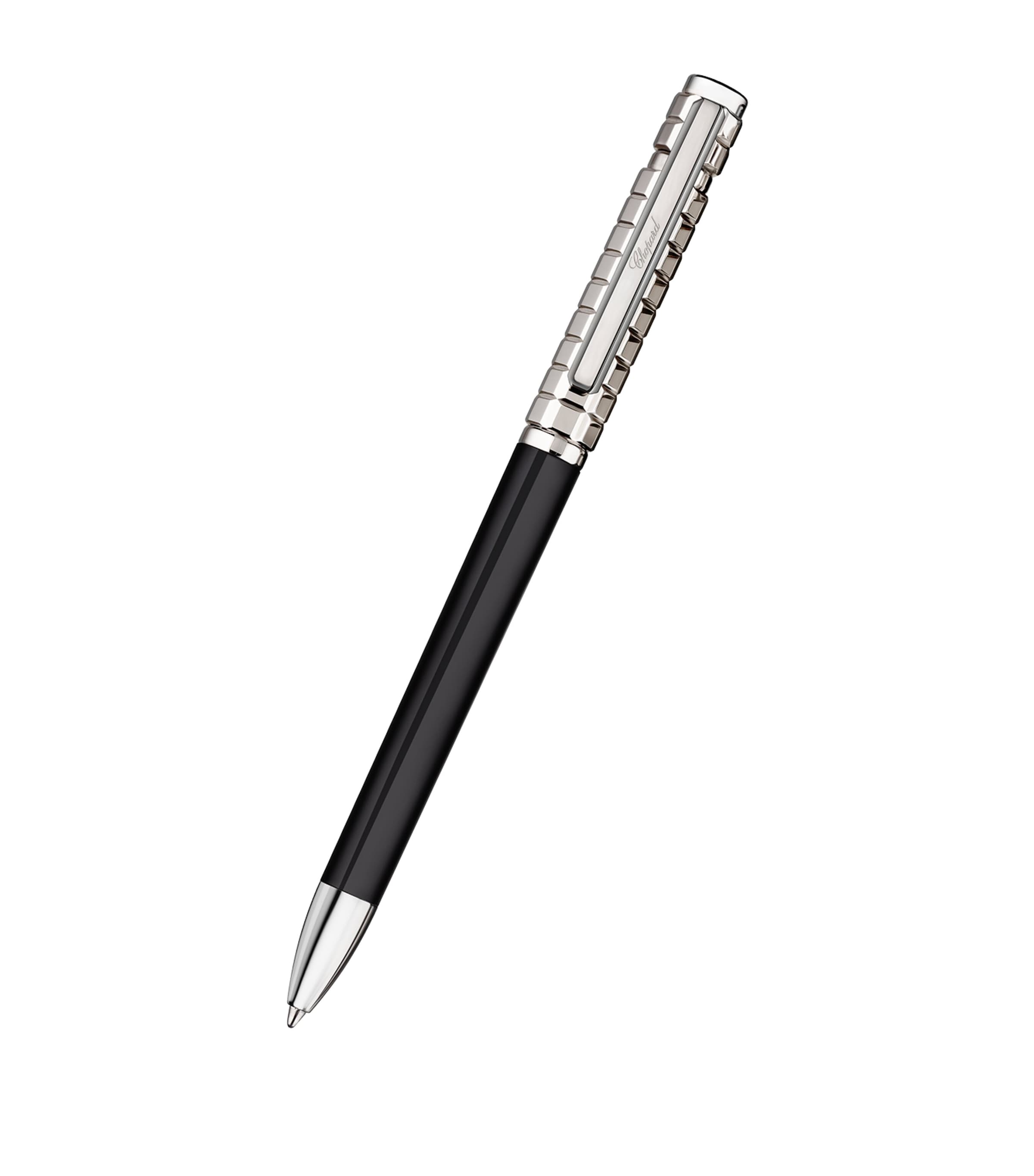 Chopard Ice Cube Ballpoint Pen In Black