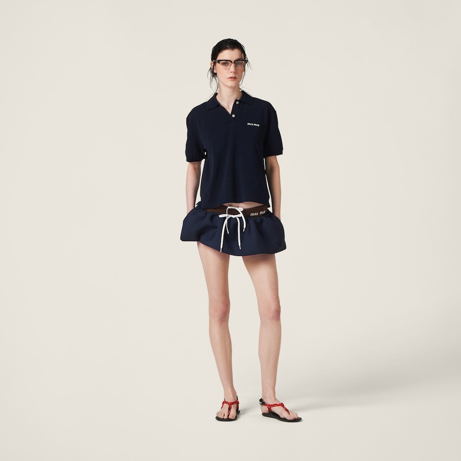 Wool Mini Skirt F0124 Image 2