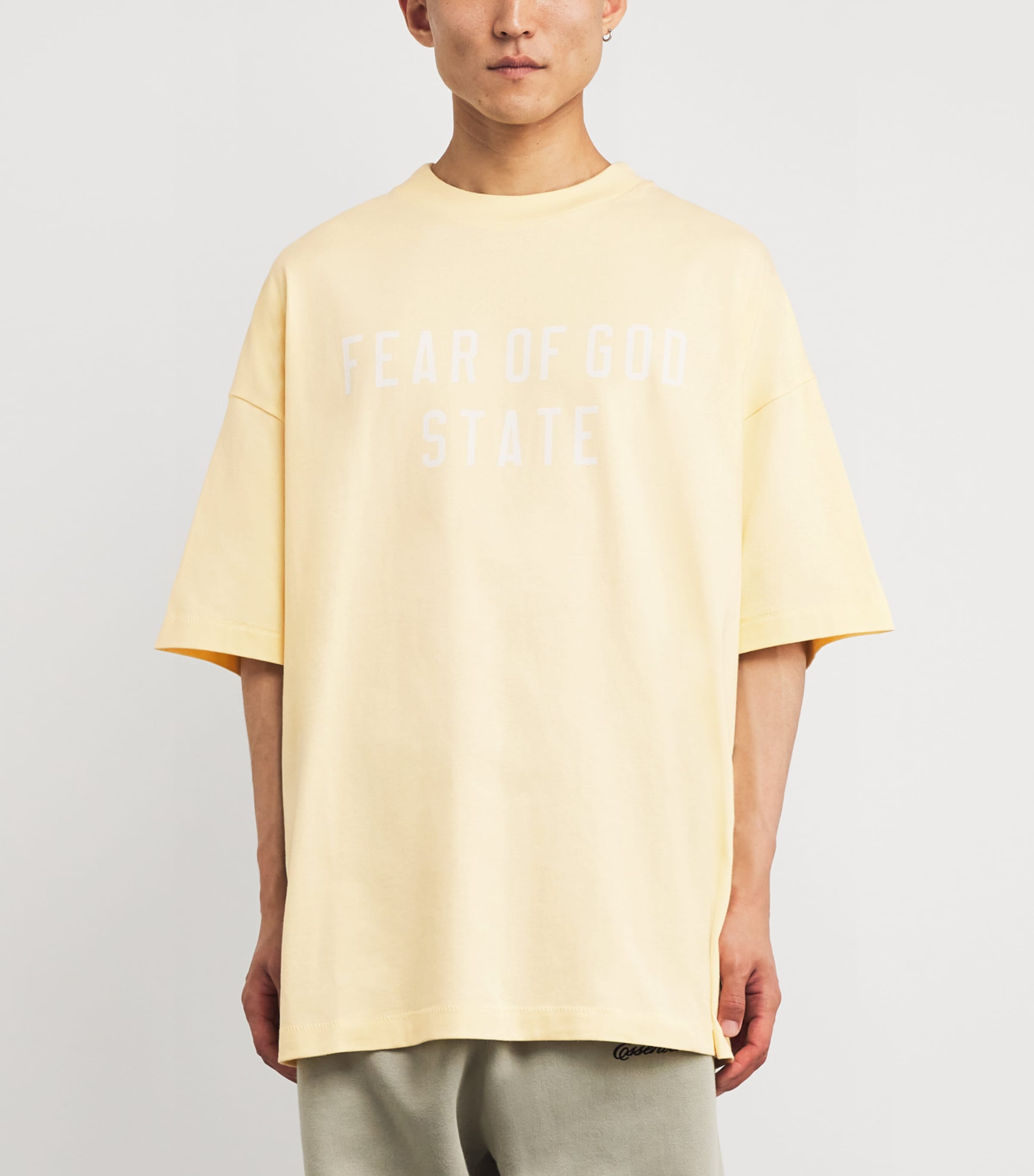 Cotton State T-Shirt GARDEN YELLOW Image 3