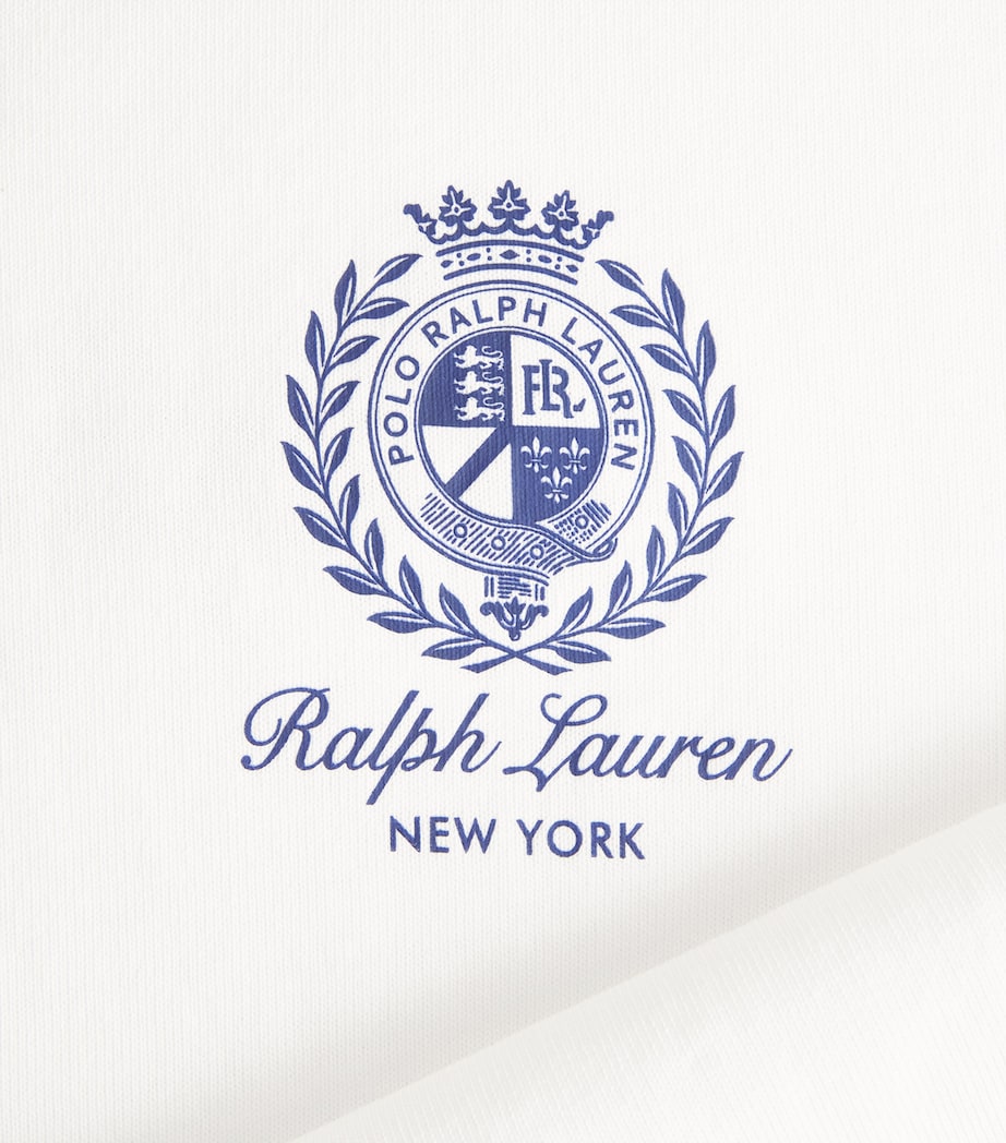 Polo Ralph Lauren Mens Cotton Logo Crest T-Shirt White Image 6