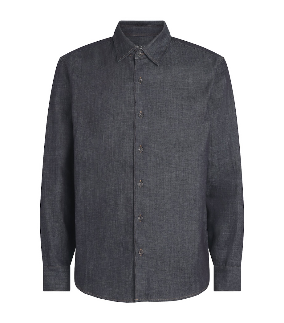Rag & Bone Mens Denim Shirt Rbraw Image 1