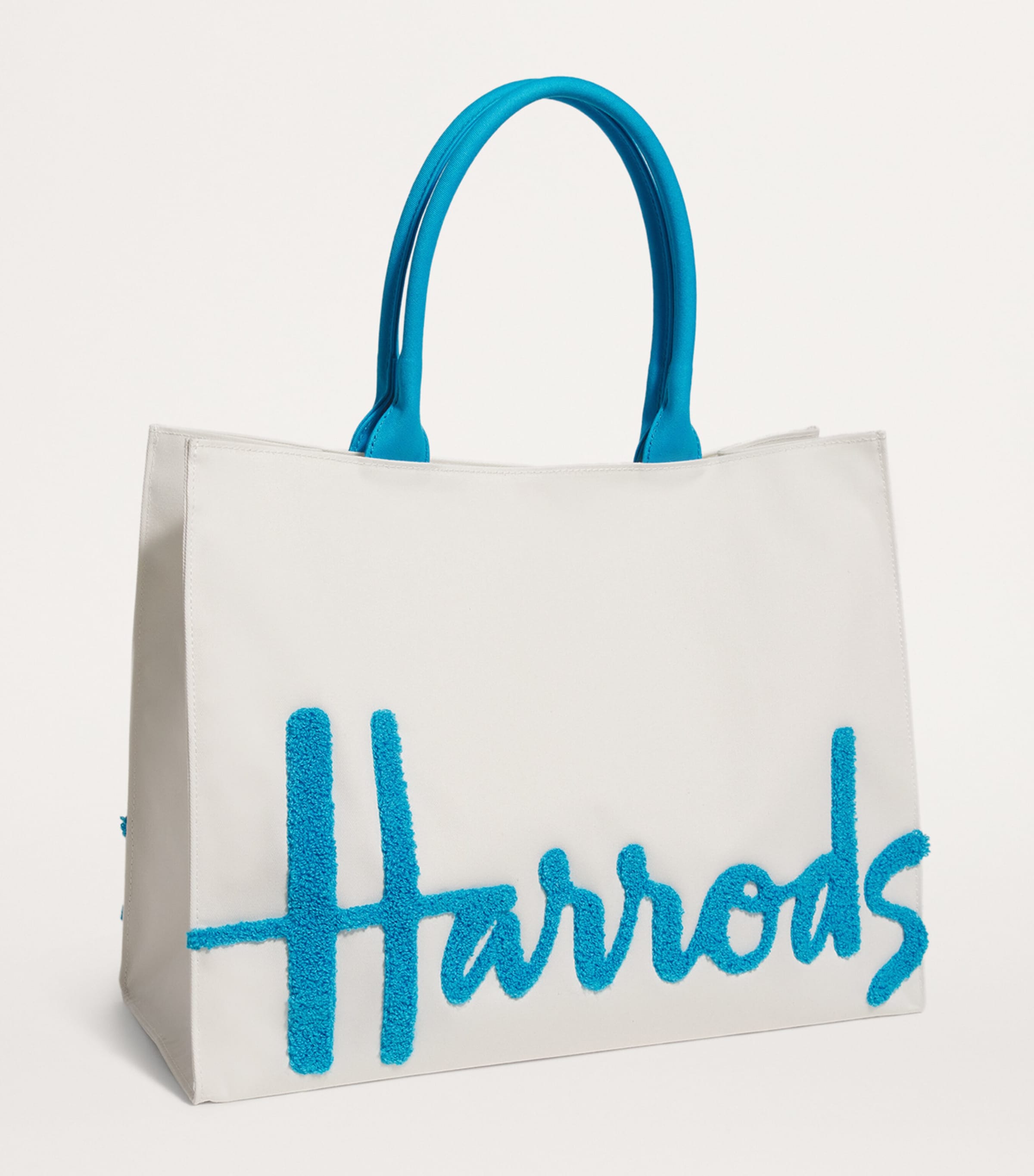 Harrods Large Cotton Logo Tote Bag | Harrods US