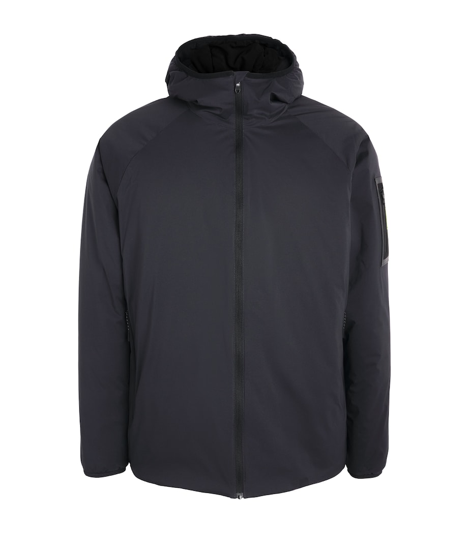 BOSS Mens Water-Repellent Padded Jacket Dark Image 1