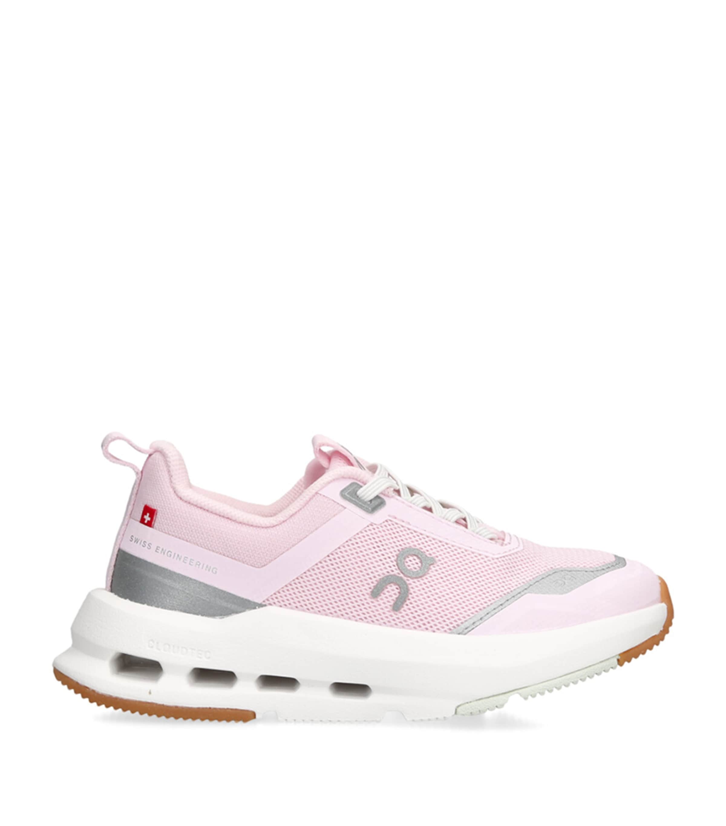 ON Running Cloudnova Youth Sneakers Pink Comb Image 1