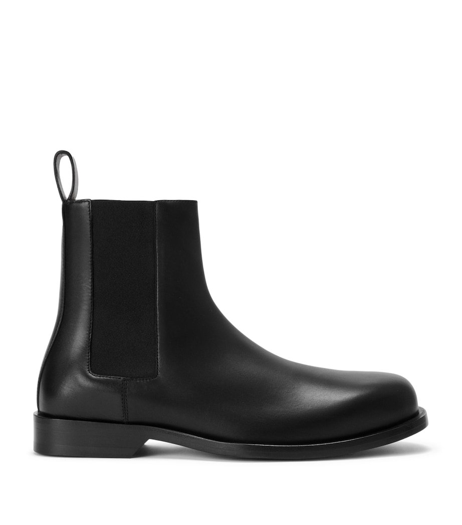 LOEWE Leather Bobine Chelsea Ankle Boots Black Image 1