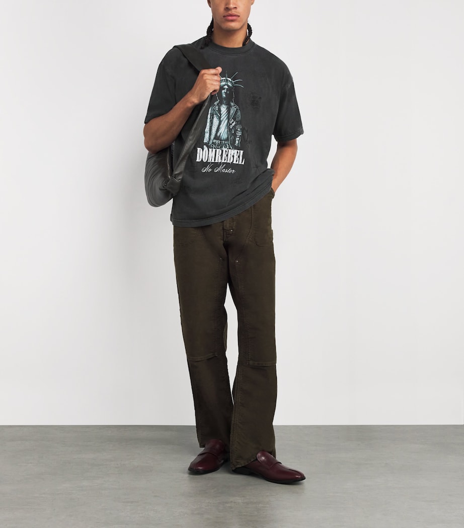 Cotton Liberty T-Shirt FADED BLACK Image 2