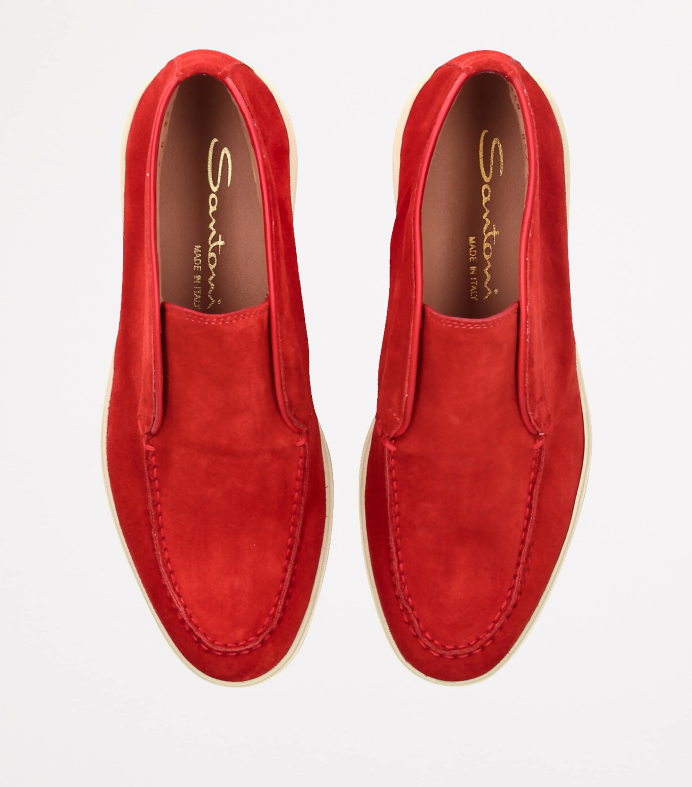 Suede Andvari Ankle Boots RED Image 4