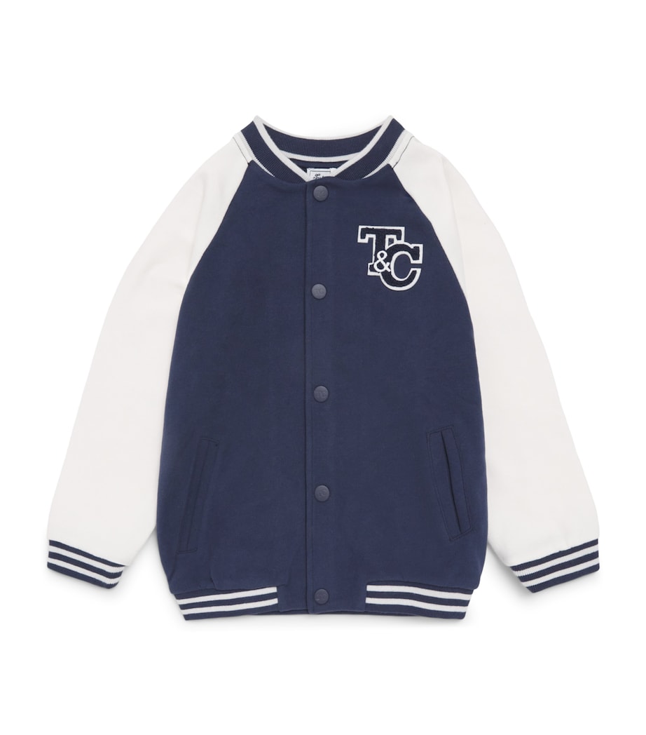 Tartine et Chocolat Cotton Monogram Bomber Jacket (5-12 Years) Image 1