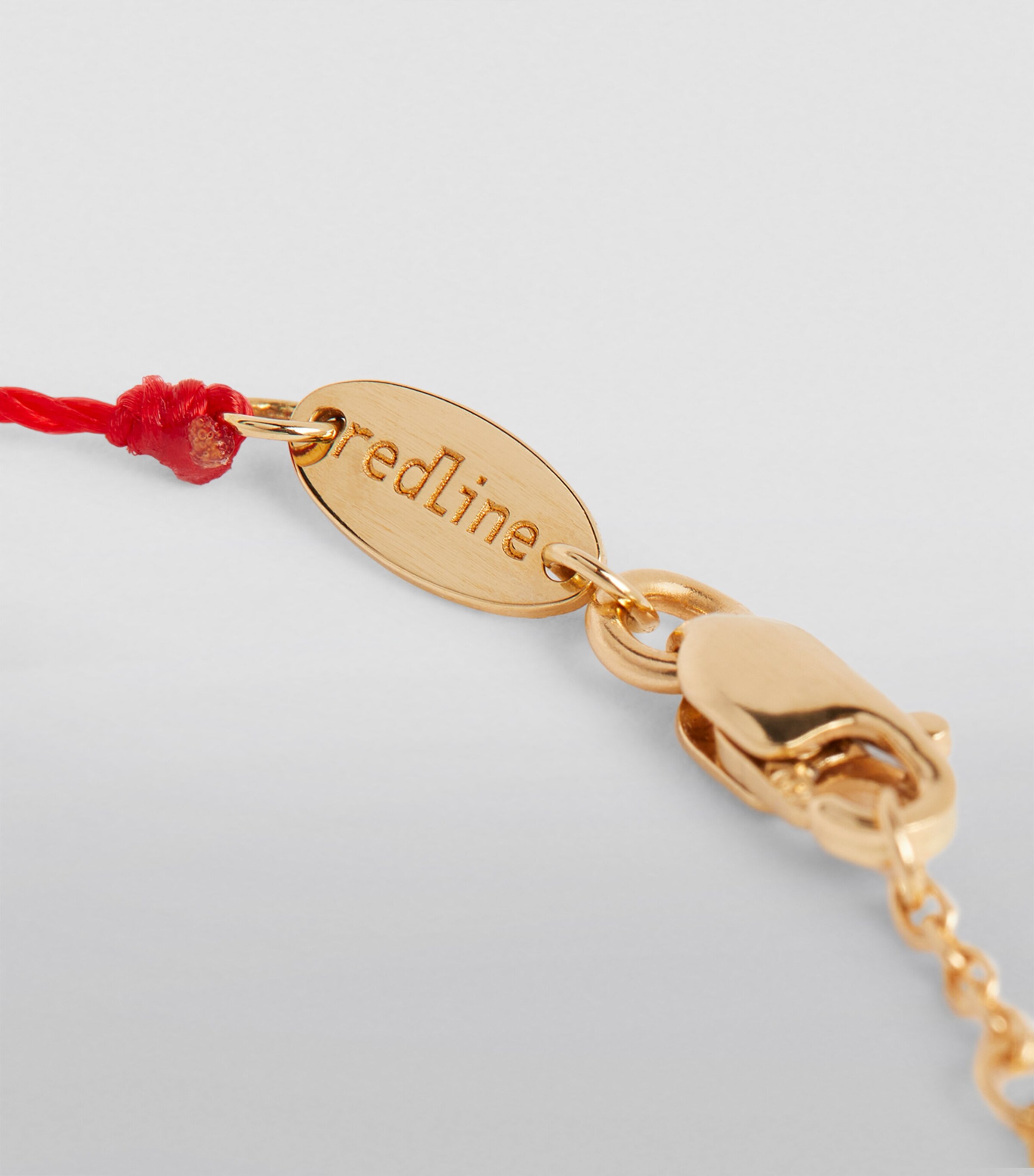 Redline Yellow Gold and Diamond Shiny Bracelet Red Image 4
