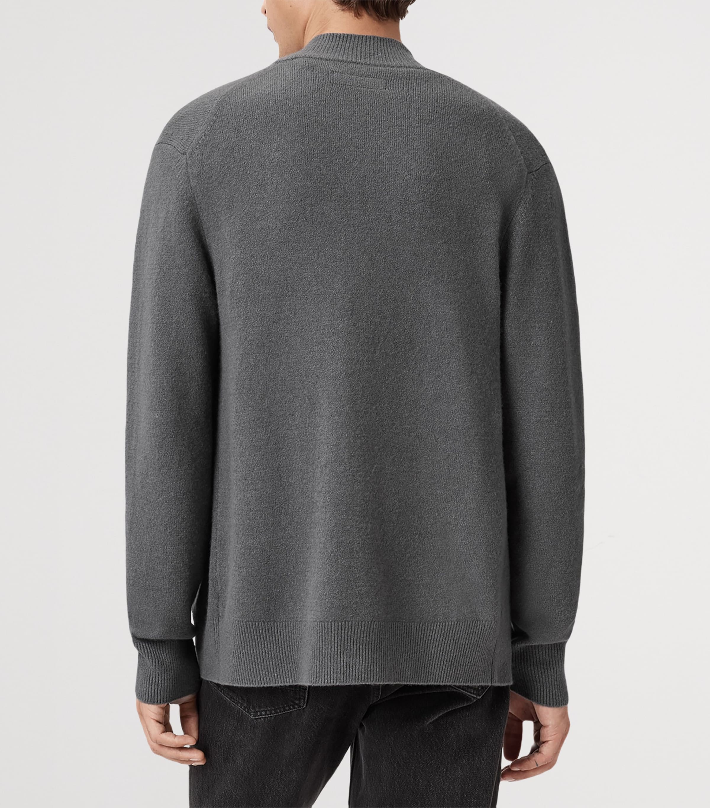 Statten Zip-Up Cardigan ASHER GREY Image 4