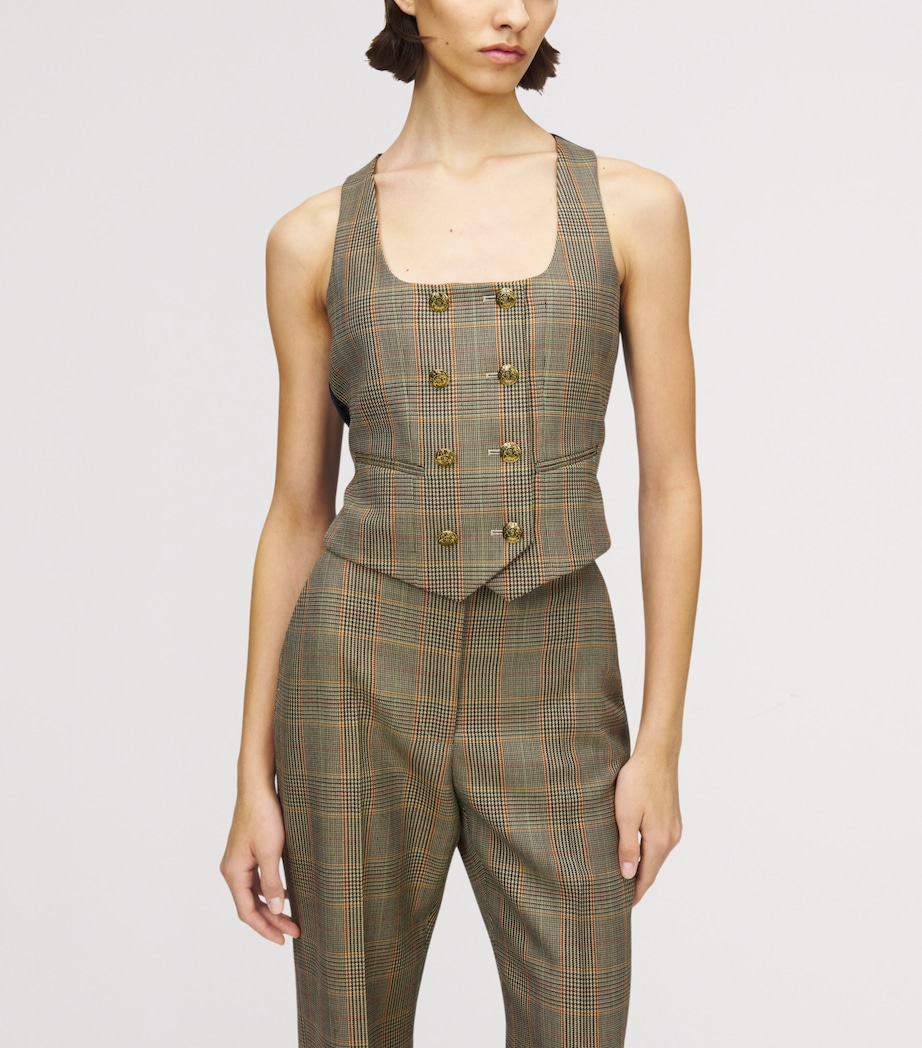 Wool Double-Breasted Waistcoat 9101 Image 5