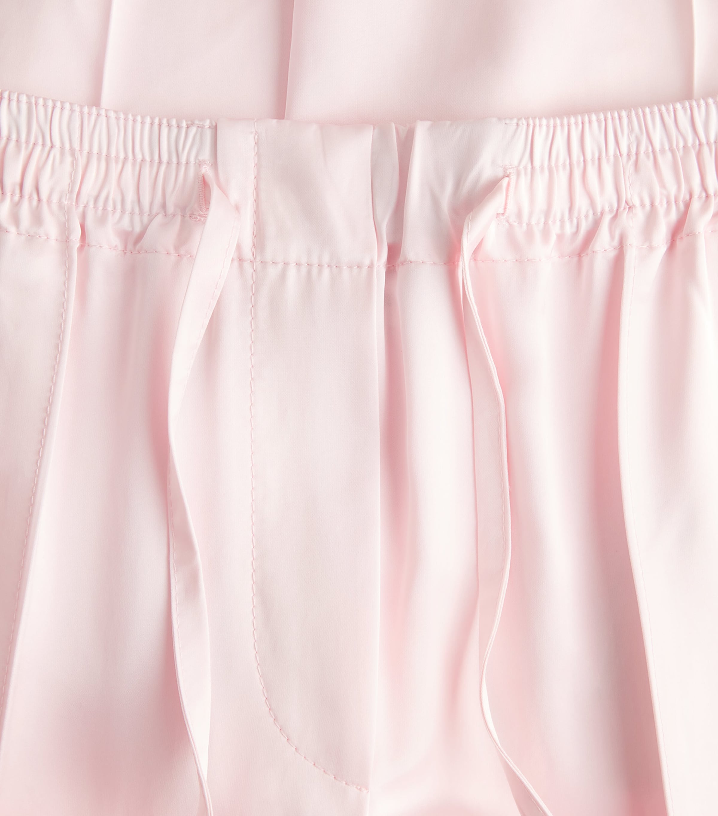 Sandro Paris Womens Satin Wide-Leg Trousers Light Pink Image 6