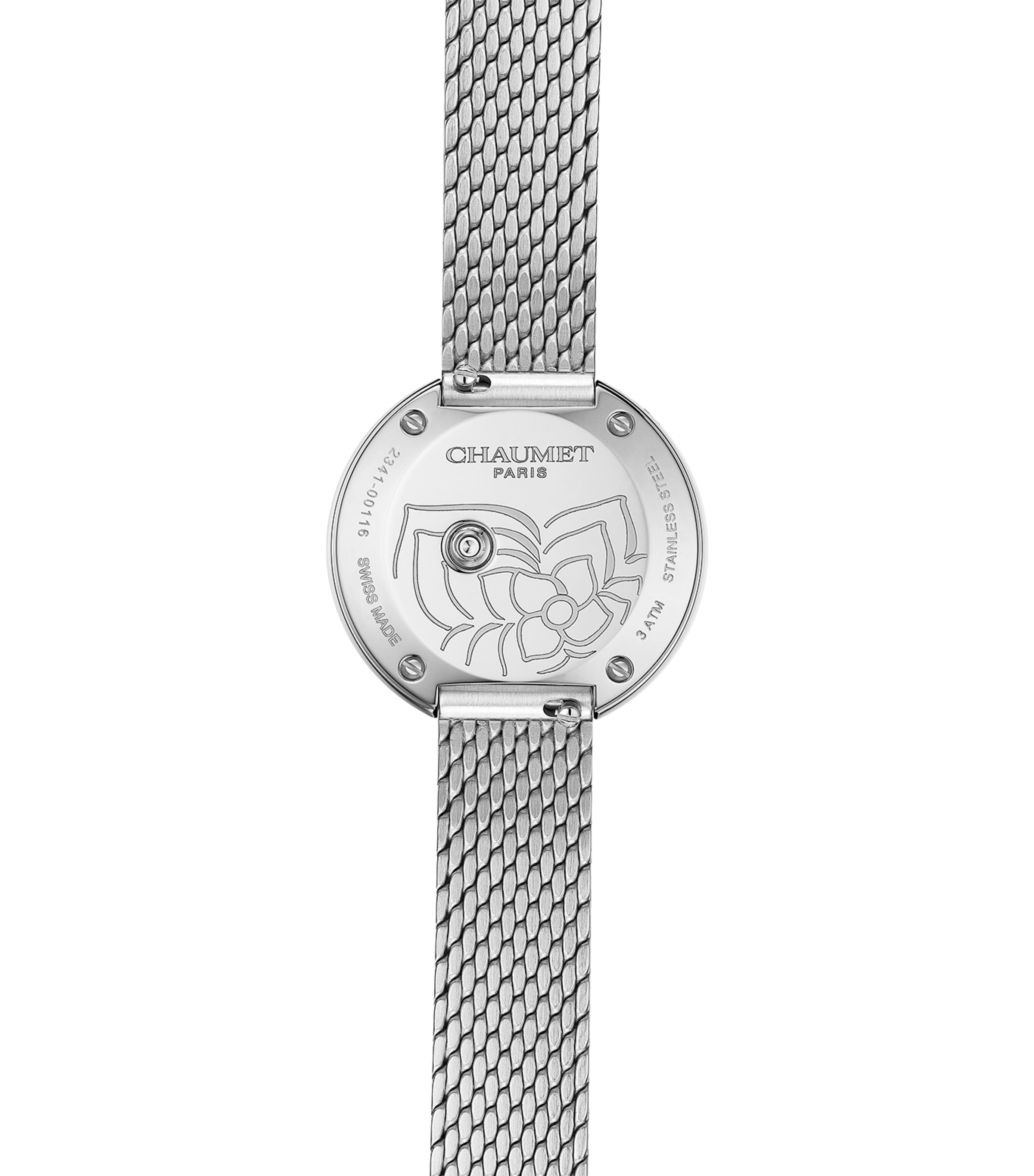 Stainless Steel and Diamond Hortensia Watch 22.4mm STAINLESS STEEL Image 4