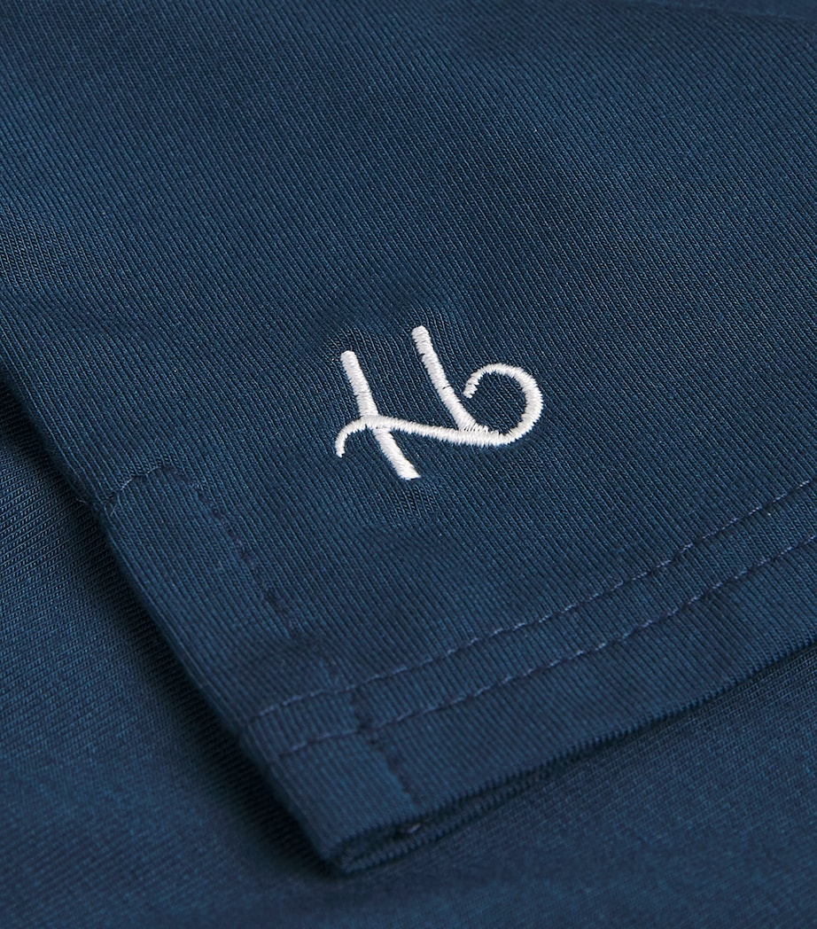 Jersey Cruise Elbow-Patch T-Shirt NAVY/STRIPE Image 5