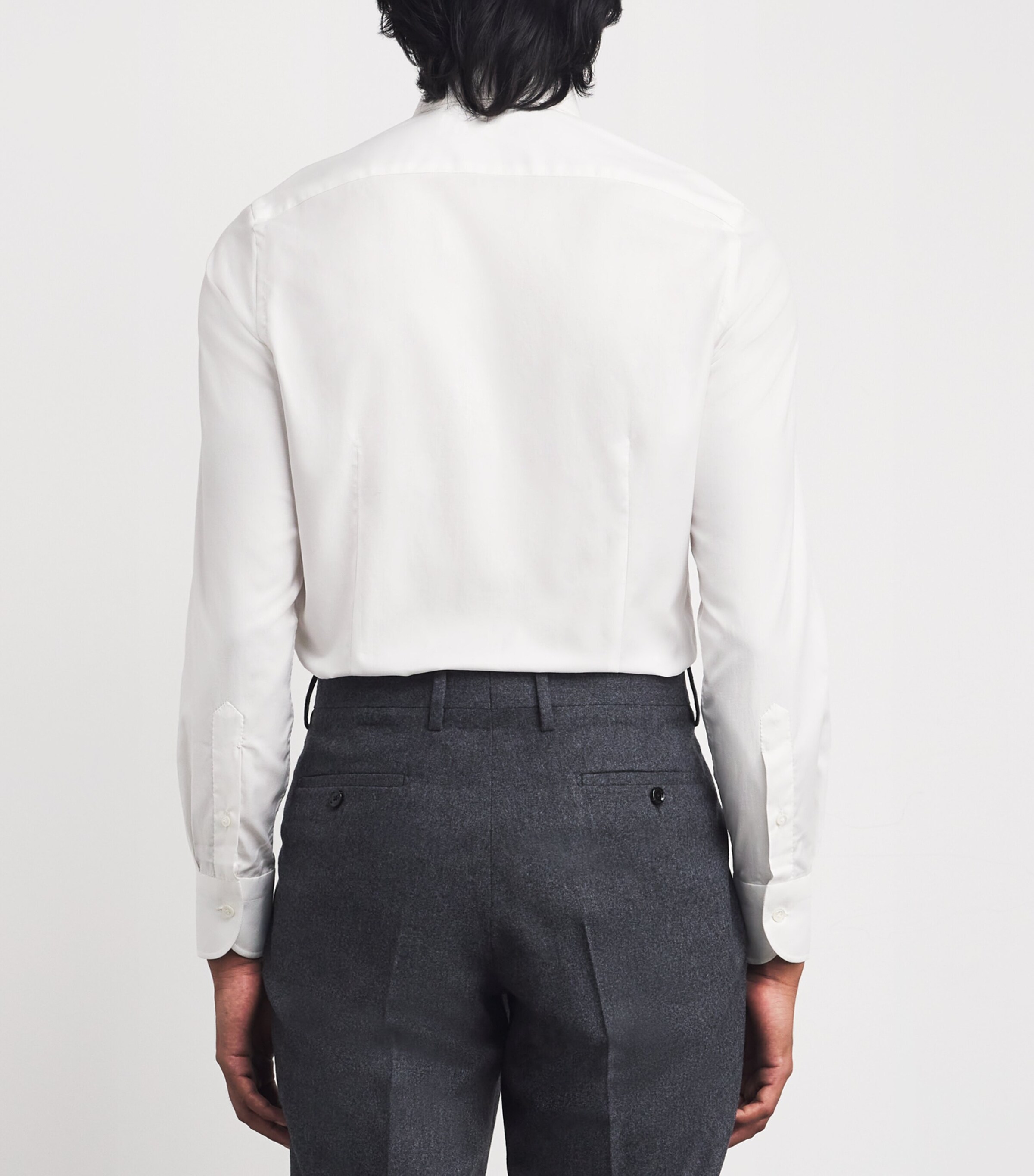 Cotton Fine Twill Shirt WHITE Image 4