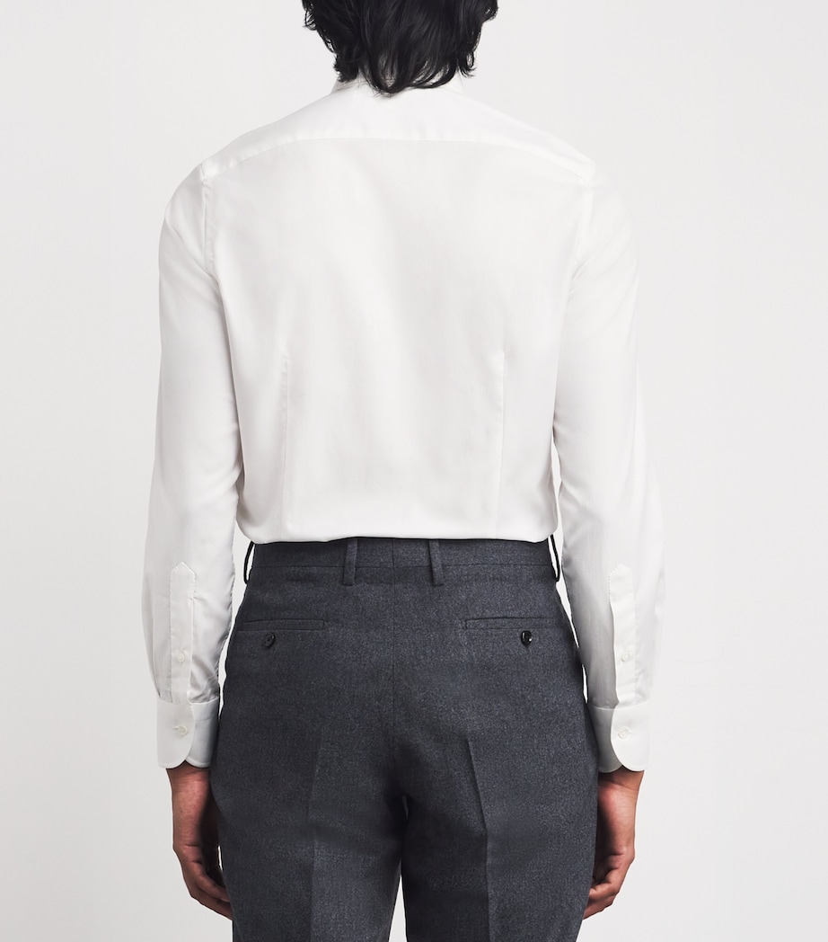 Cotton Fine Twill Shirt WHITE Image 4