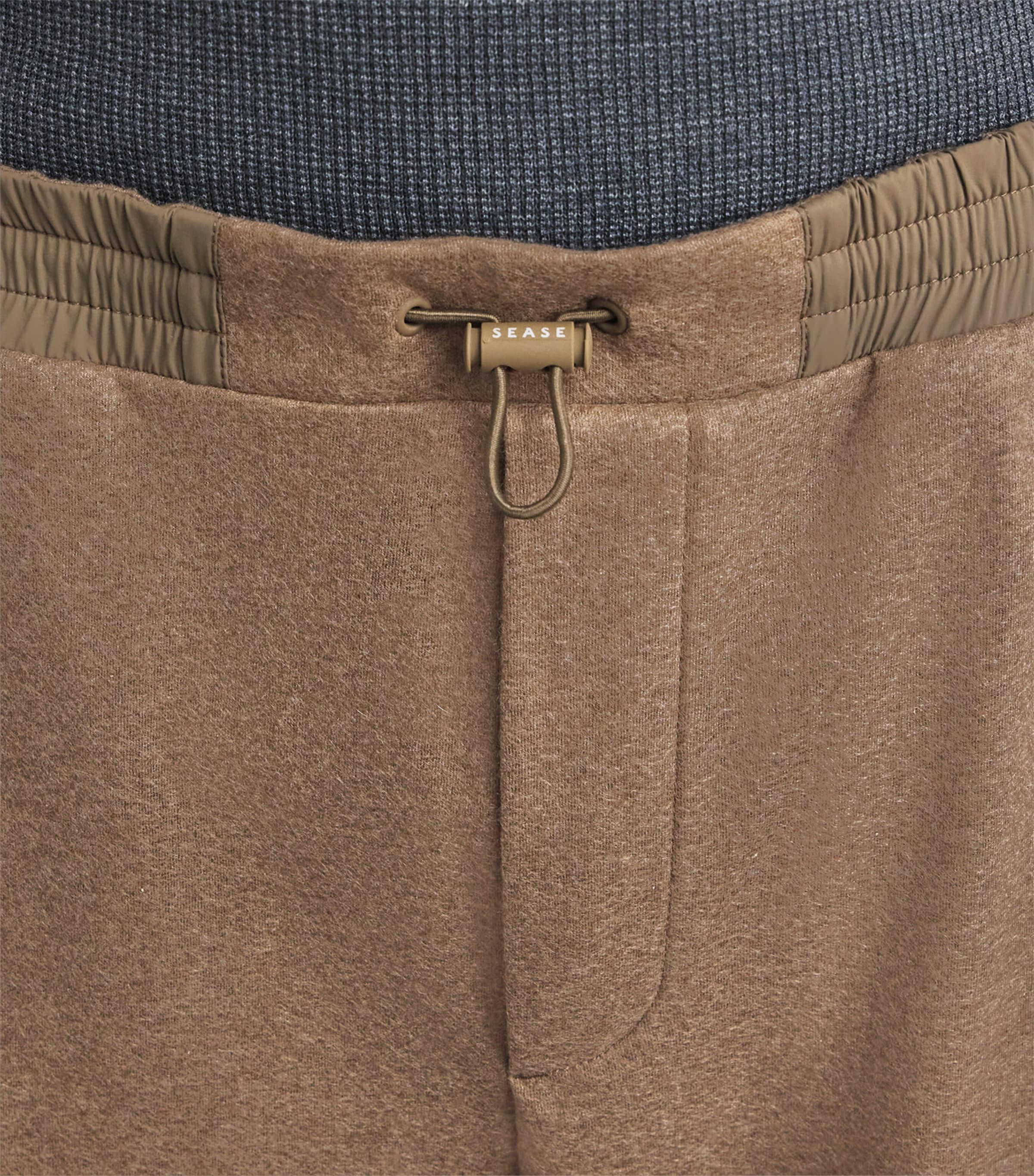 Sease Mens Wool-Cashmere Sweatpants Hazelnut Image 3