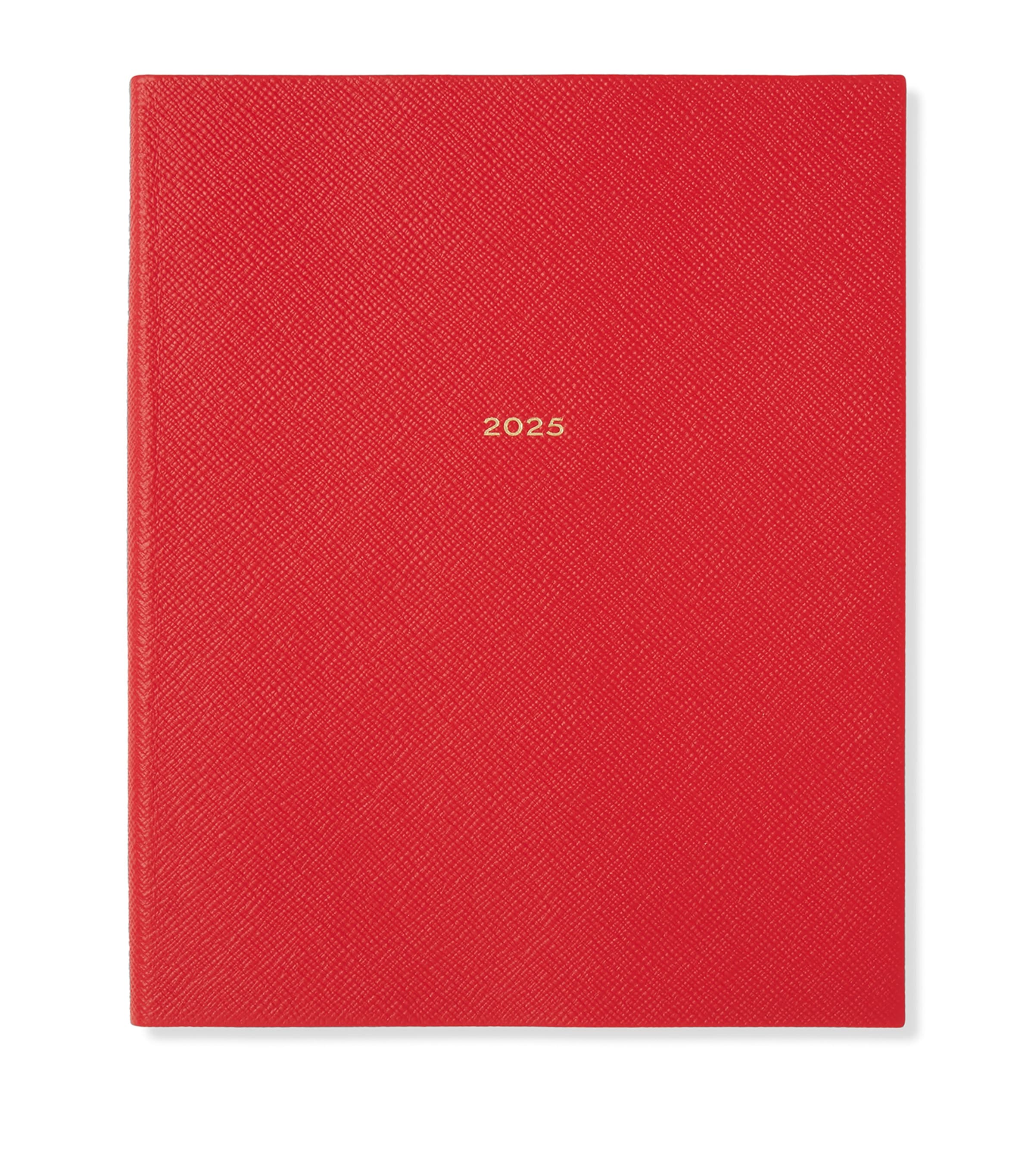 Smythson Panama Leather Kings 2025 Weekly Diary In Red