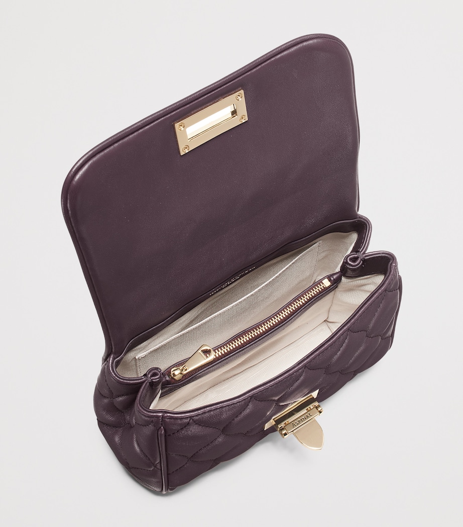 Small Leather Lottie Cross-Body Bag FIG Image 5