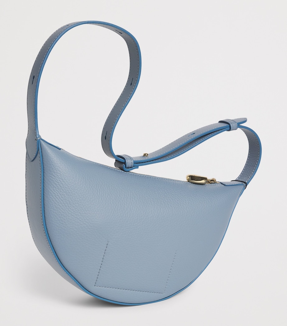 Joseph Leather Bean Shoulder Bag Chambray Image 3