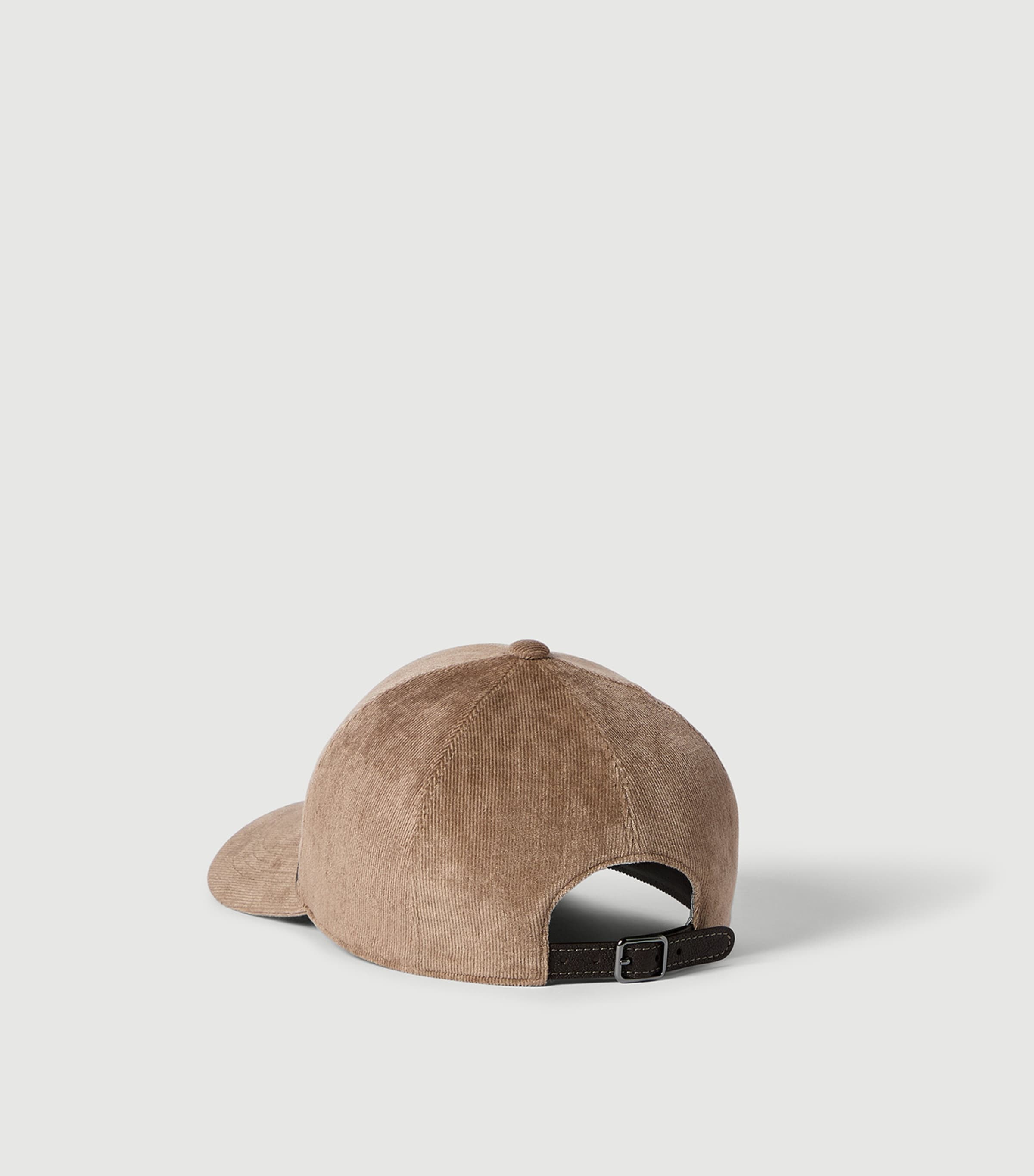 Brunello Cucinelli Corduroy Monili-Embellished Baseball Cap Image 3