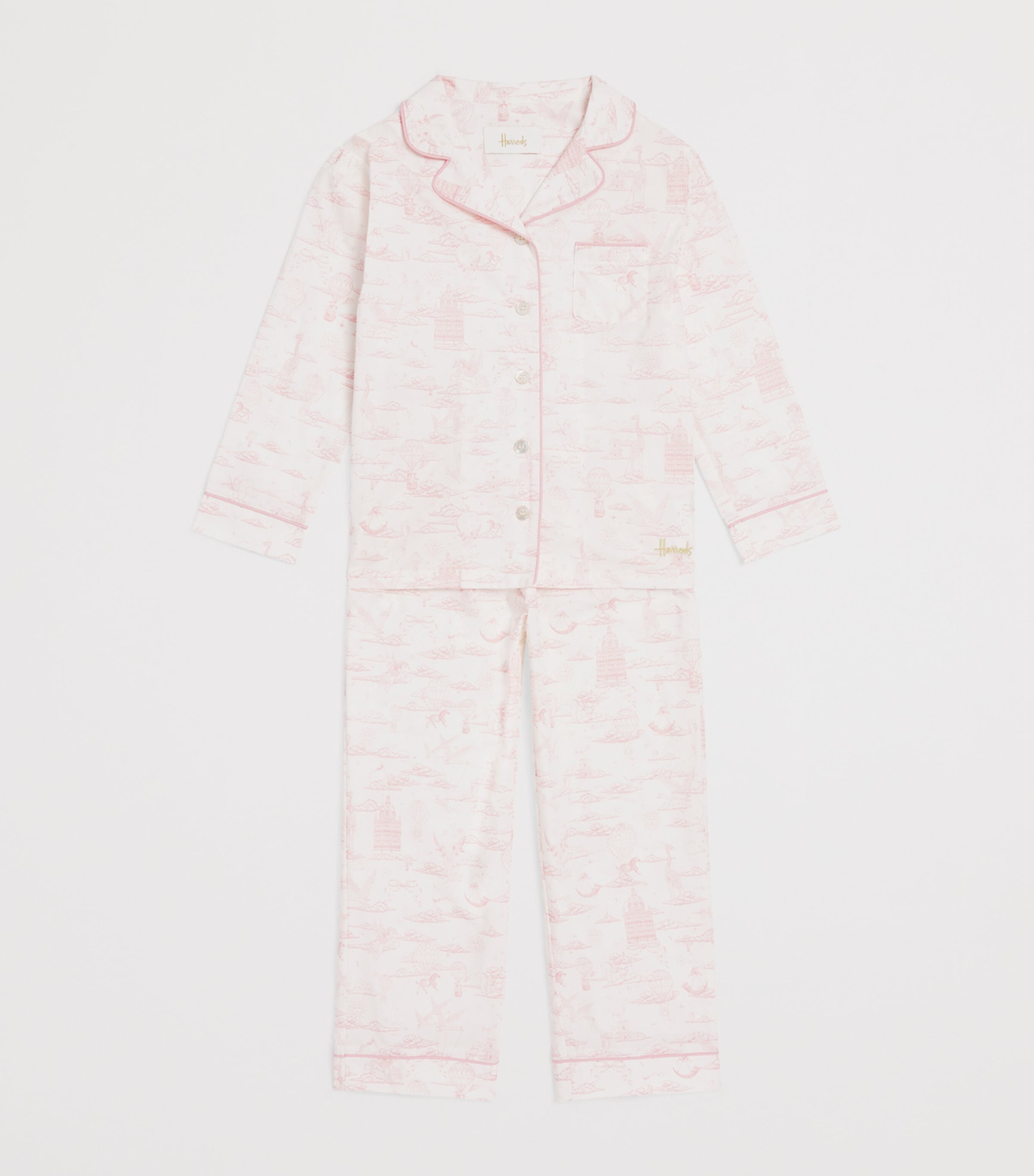Cotton Pyjama Set (2-8 Years) PINK Image 3