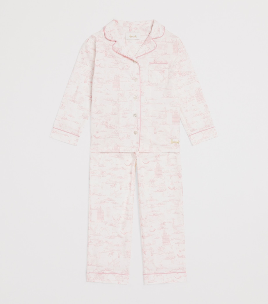 Cotton Pyjama Set (2-8 Years) PINK Image 3