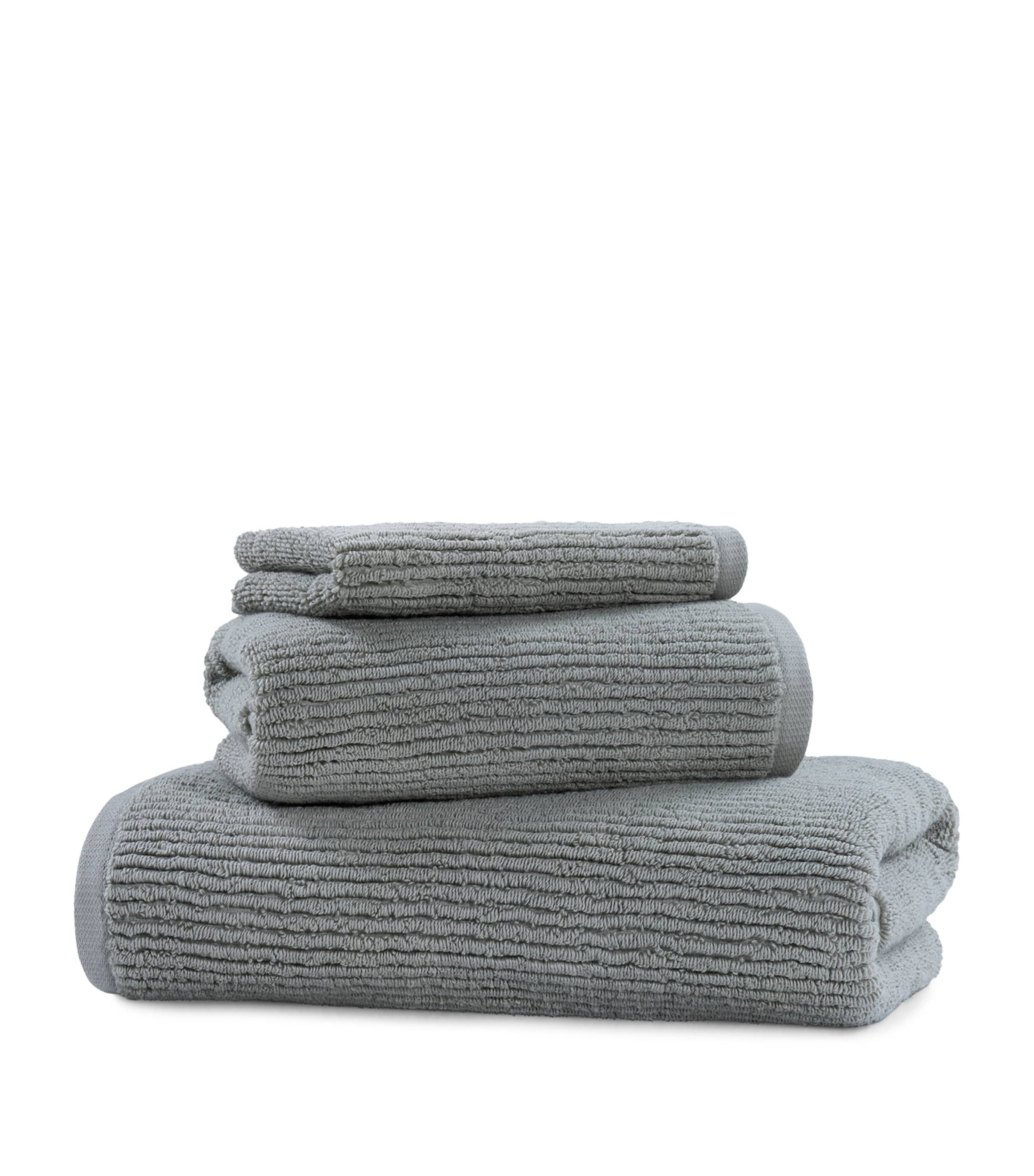 Organic Cotton Raya Bath Towel (76cm x 142cm) SAGE Image 1