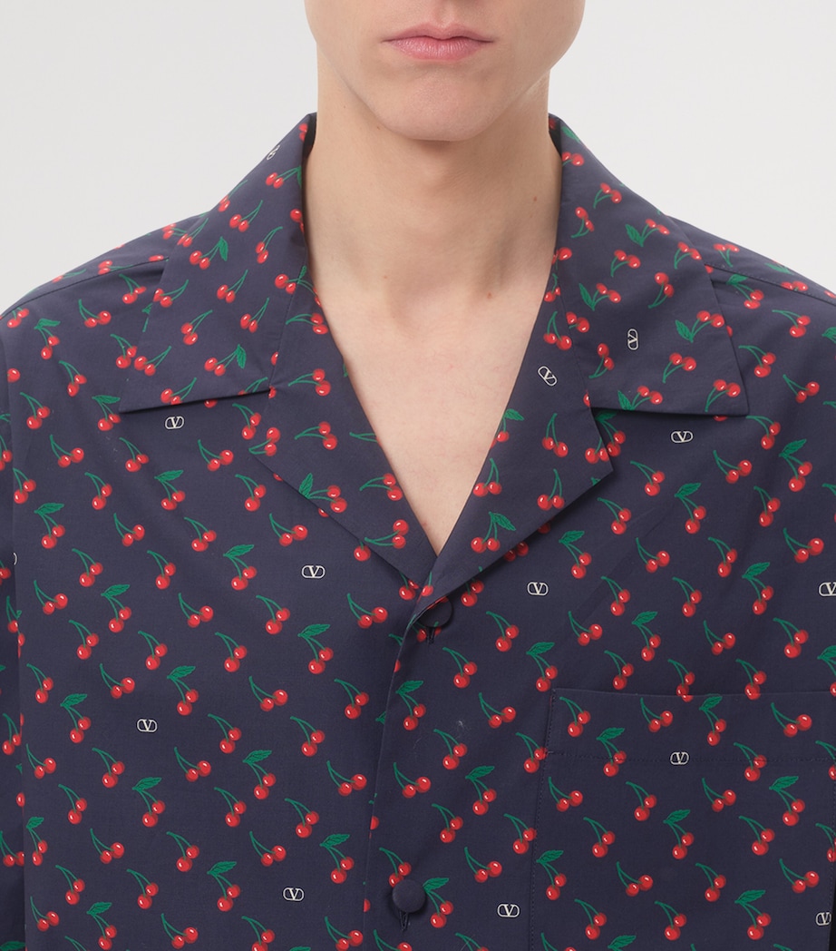 Cotton Cherry Bowling Shirt CZQ Image 7